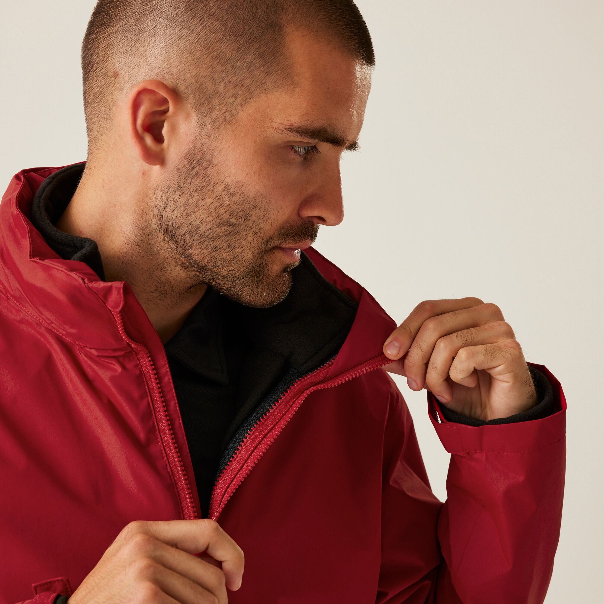 Men's Classic Waterproof 3 in 1 Jacket | Classic Red Black