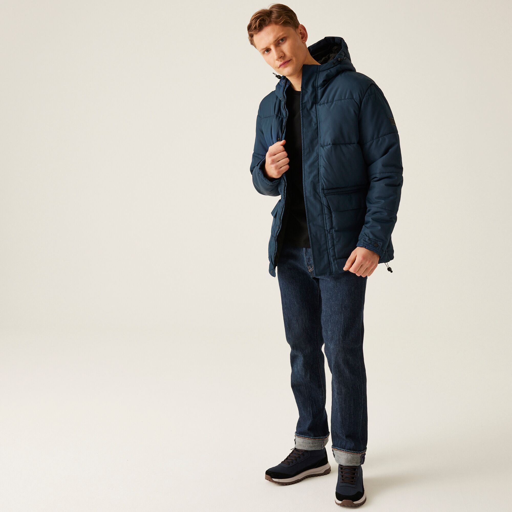 Men's Falkner Padded Jacket | Navy
