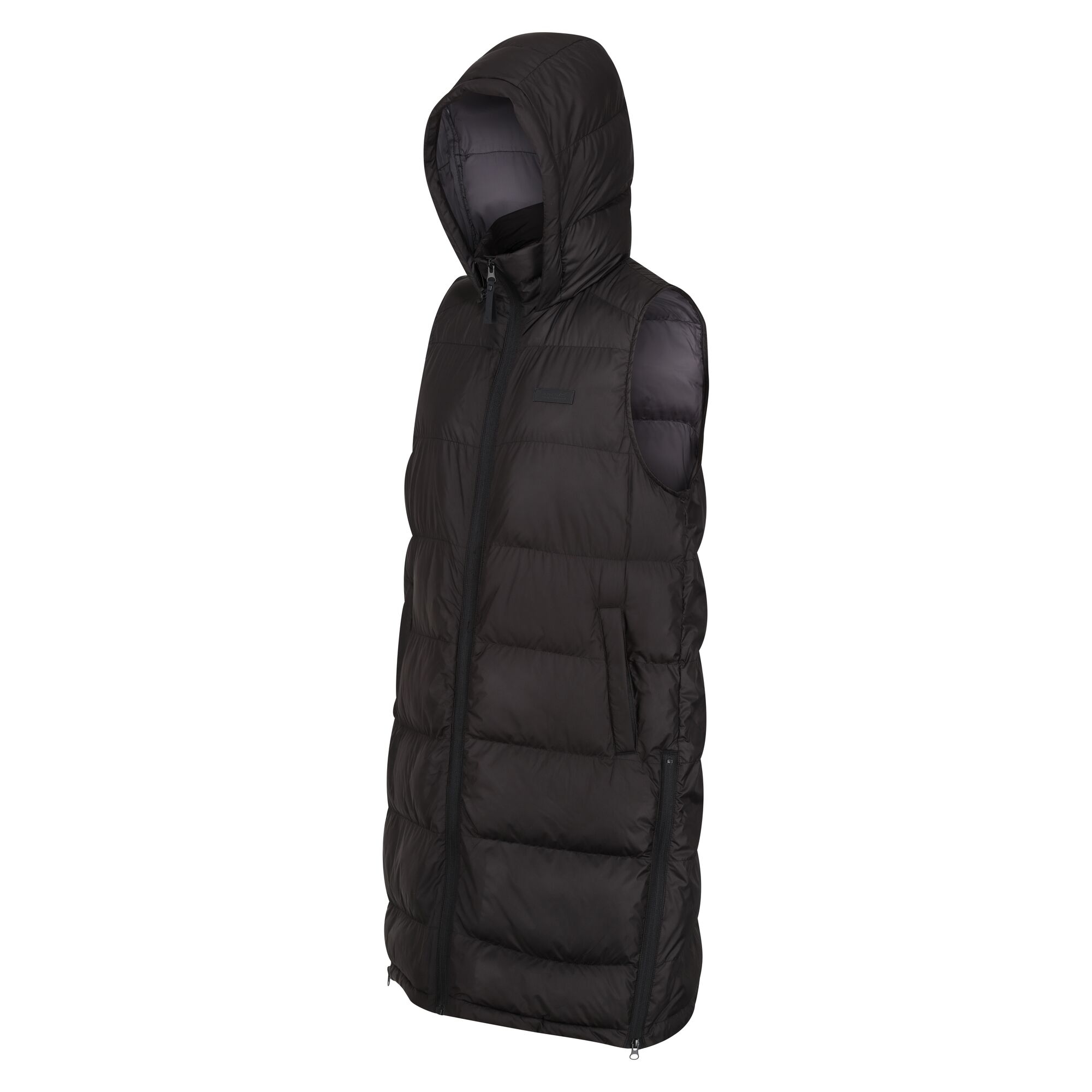 Women's Ganella Quilted Longline Gilet | Black