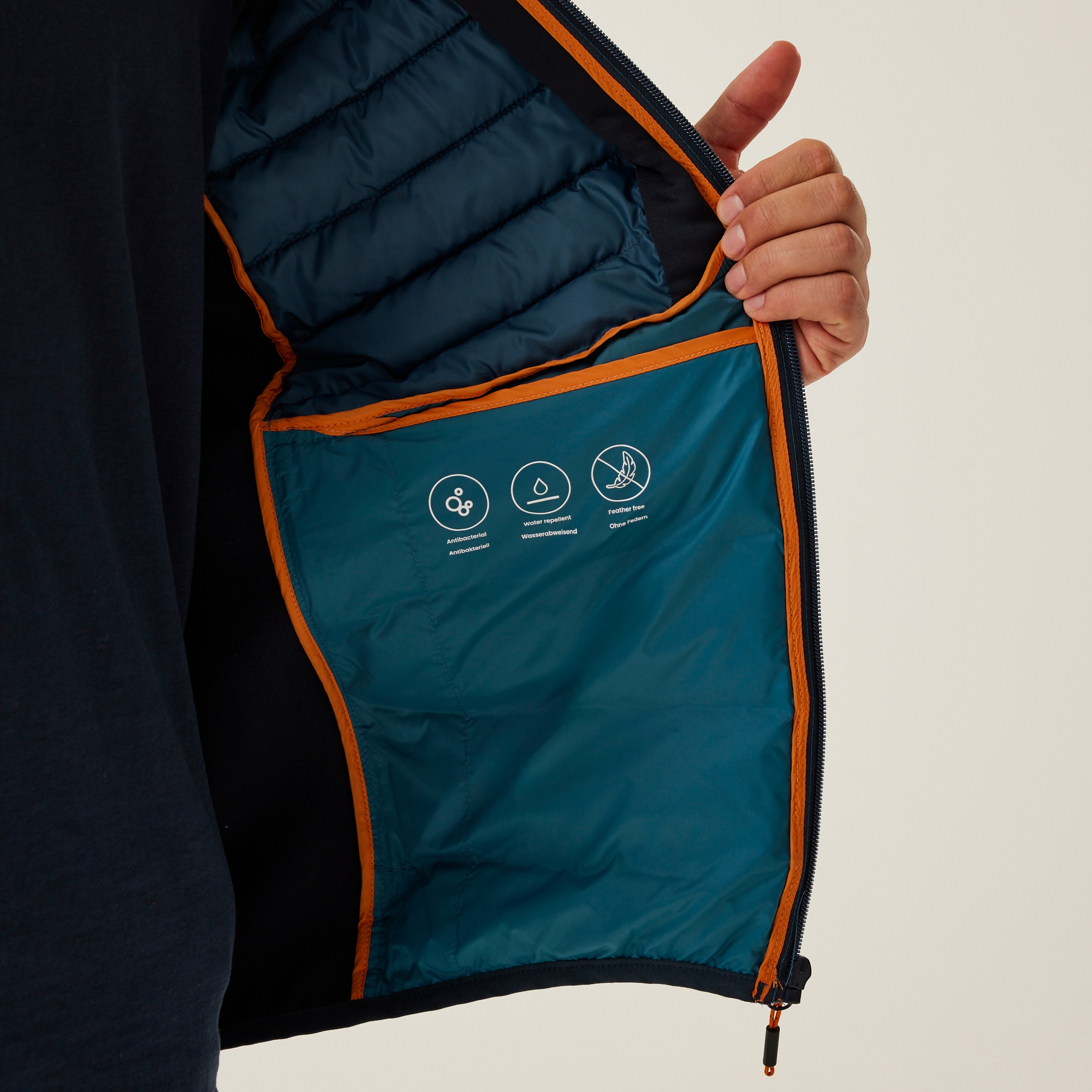 Men's Leedre Hybrid Jacket | Moonlight Denim Moroccan Blue