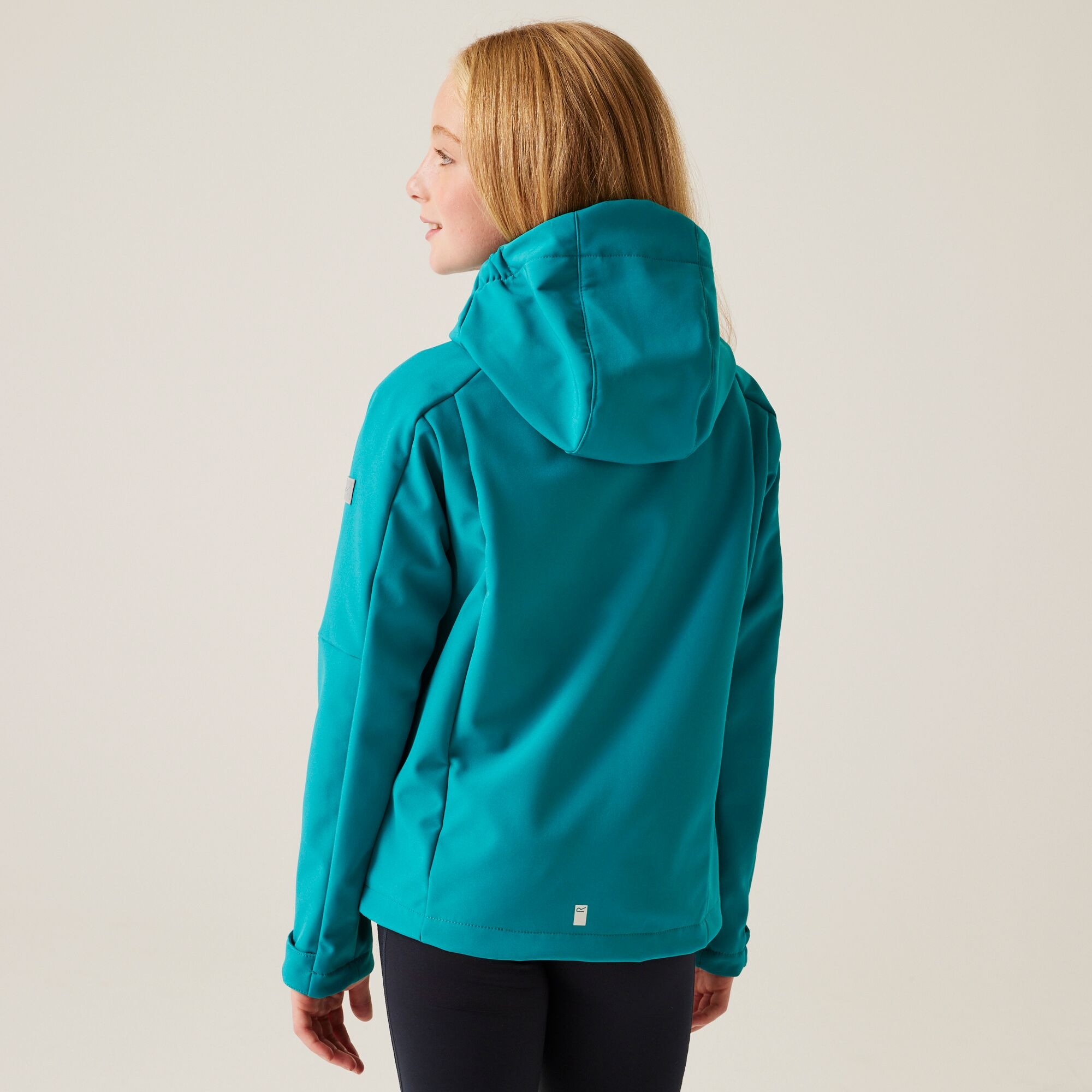 Kids' Acidity VIII Softshell Jacket | Exotic Plume Aruba Blue