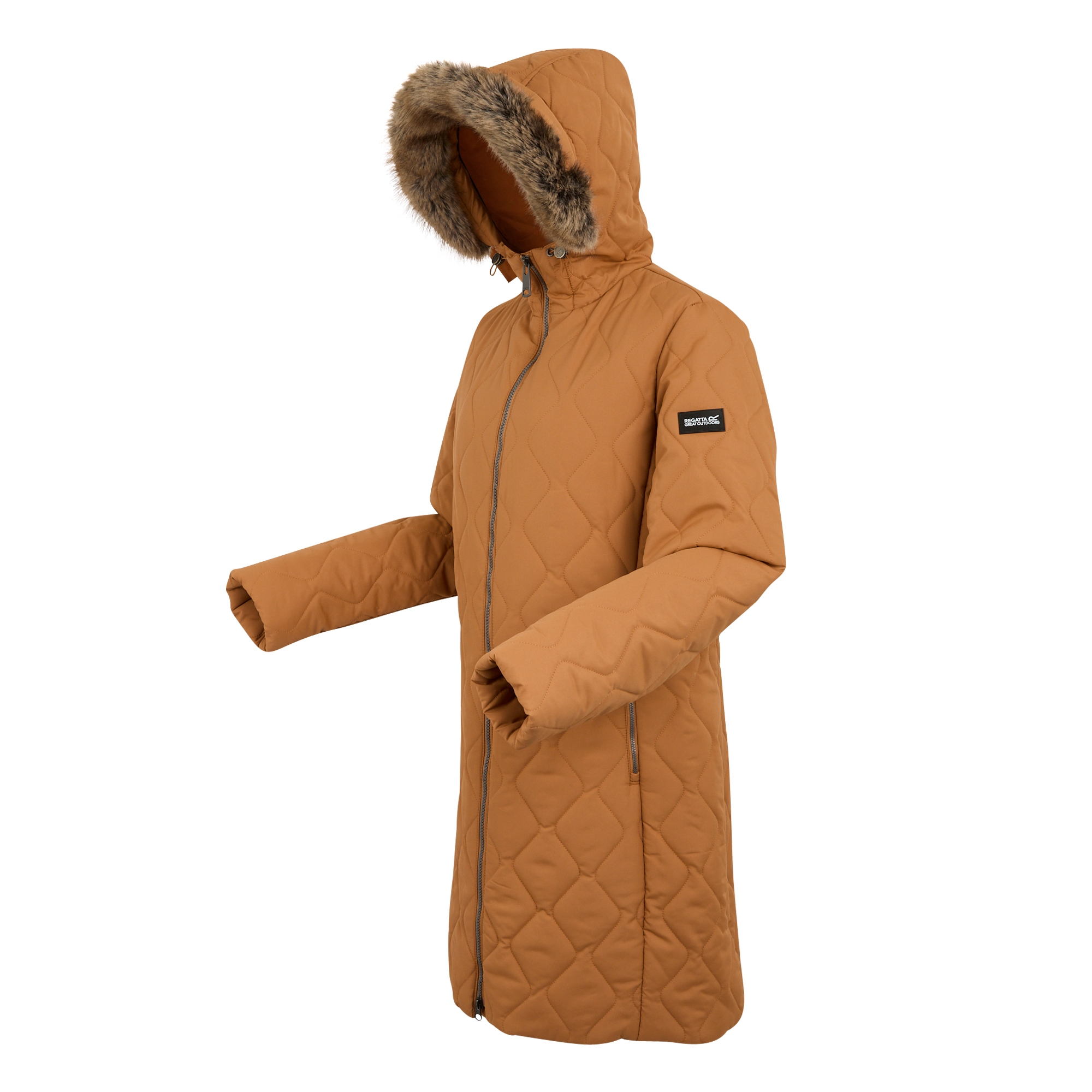 Women's Fritha III Insulated Parka Jacket | Bran Brown