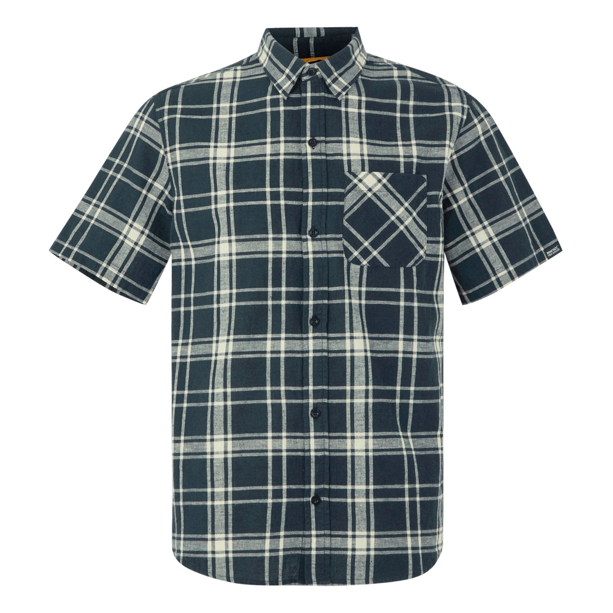 Men's Loran Short Sleeve Shirt | Navy Check