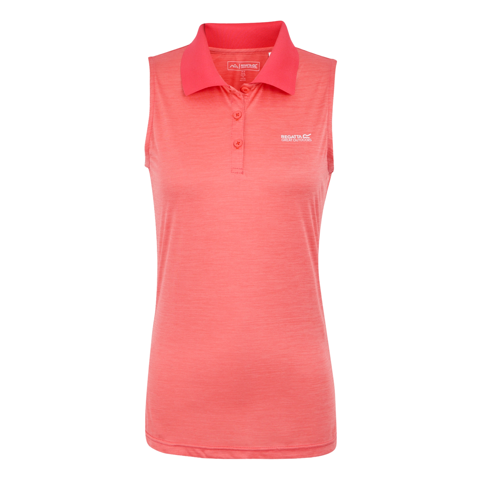 Women's Tima II Polo Vest Top | Peach Bloom