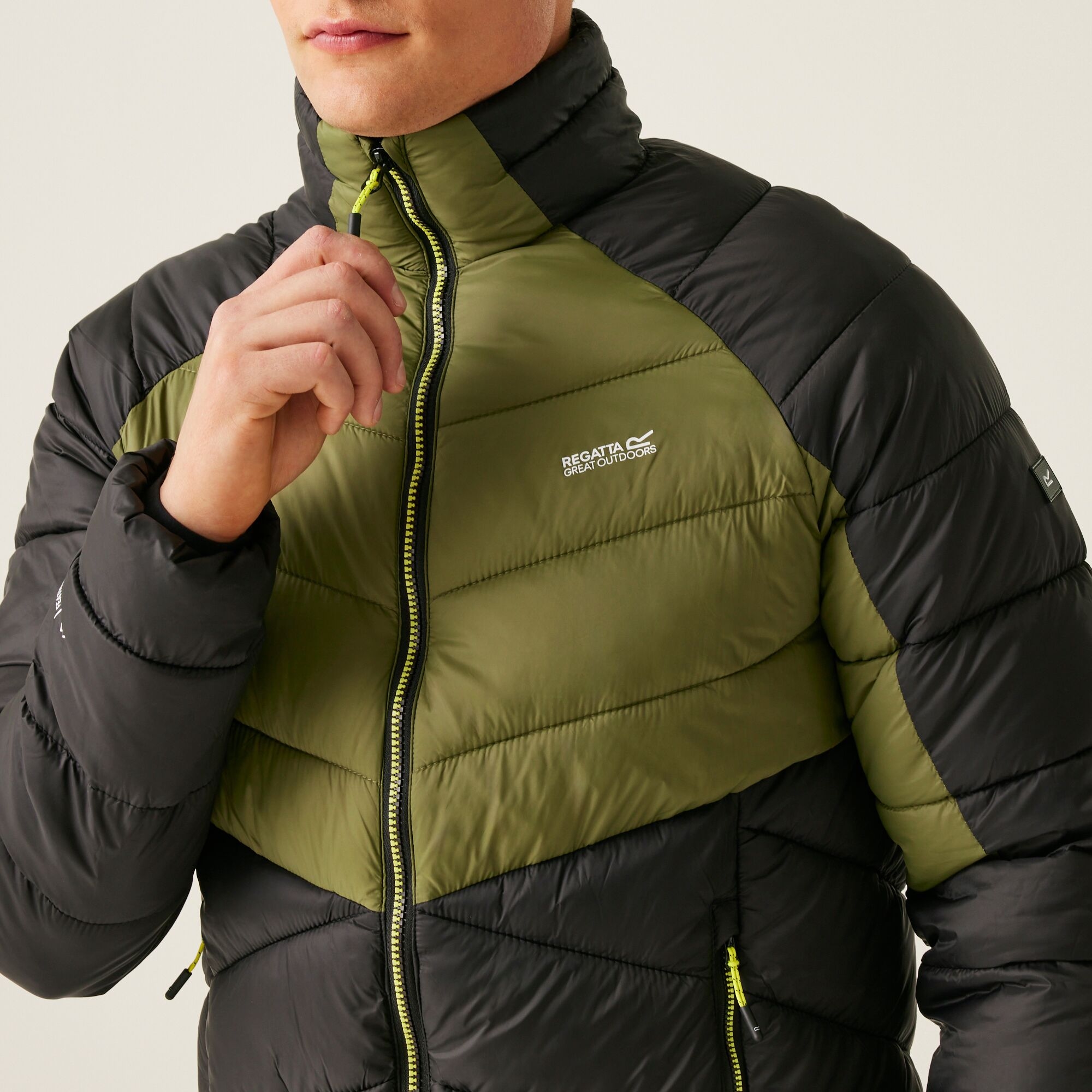 Men's Dalent Padded Jacket | Nephrite Green Black