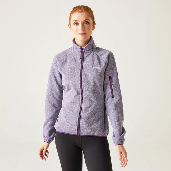 Women's Ravenhill Full Zip Fleece | Black Light Vanilla