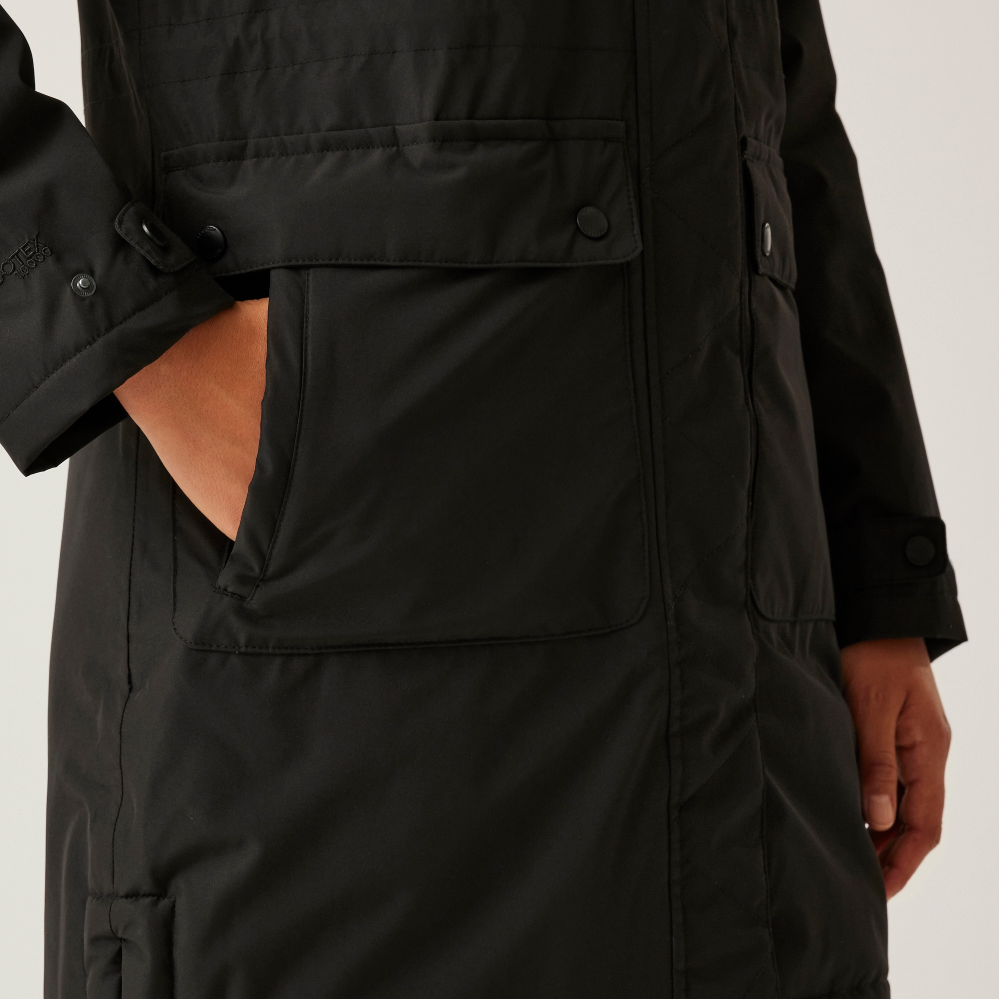 Women's Sabinka II Fur Trim Parka Jacket | Black