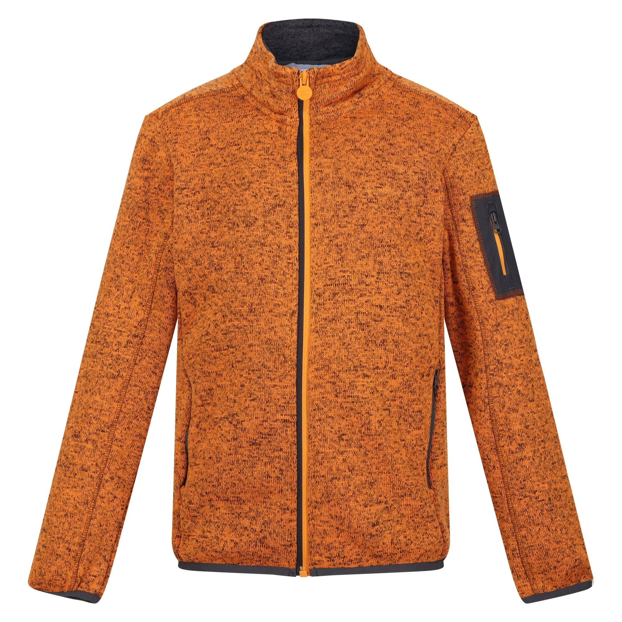 Kids' Newhill Full Zip Fleece | Orange Pepper