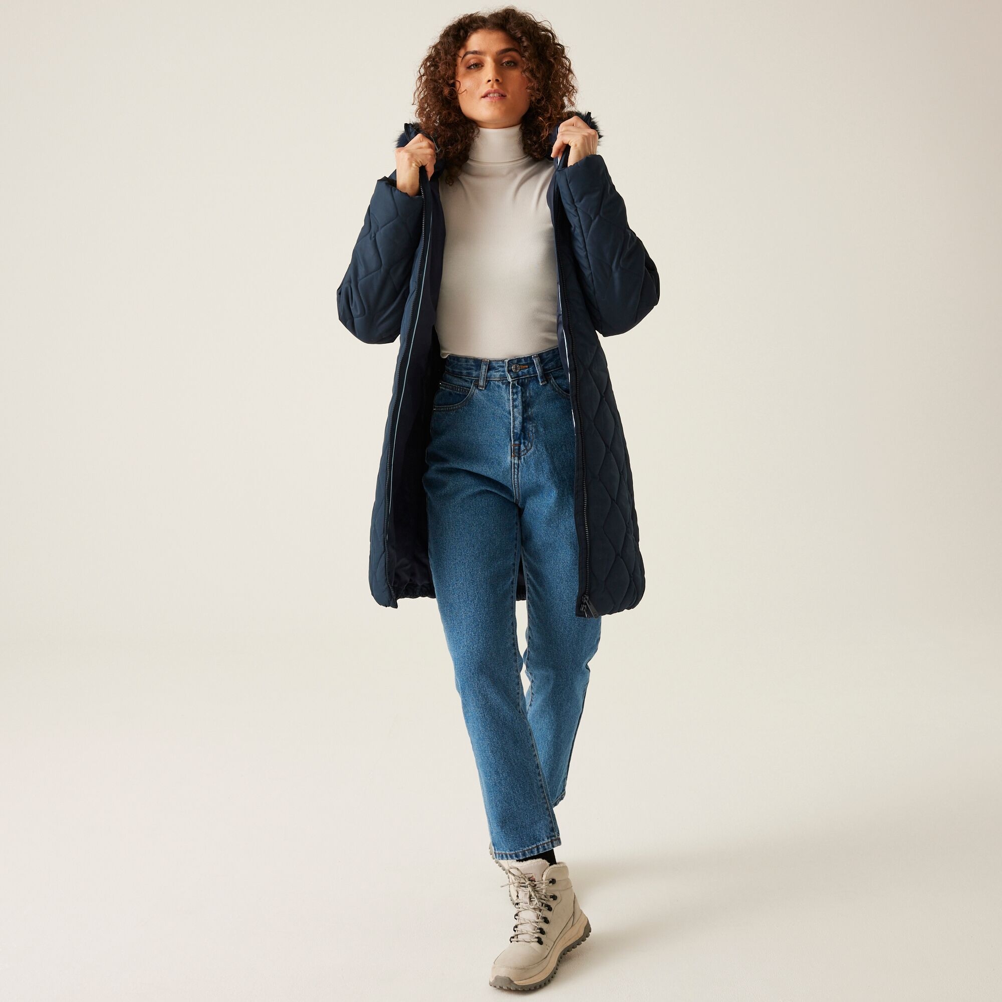 Women's Fritha III Insulated Parka Jacket | Navy