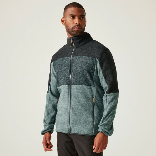 Men's Elram Full Zip Fleece | Glacier Stormy Weather Ash