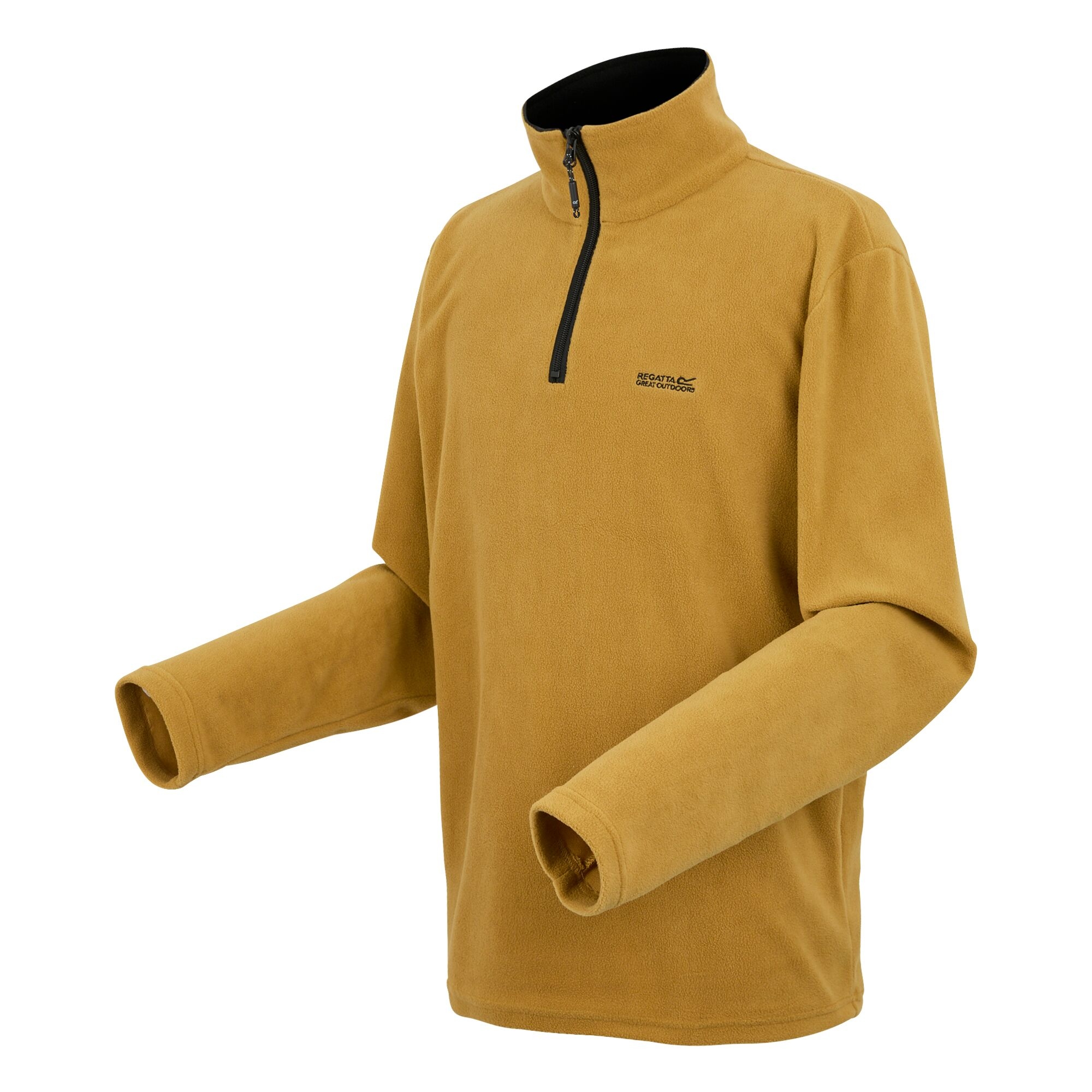 Men's Thompson Lightweight Half Zip Fleece | Mustard