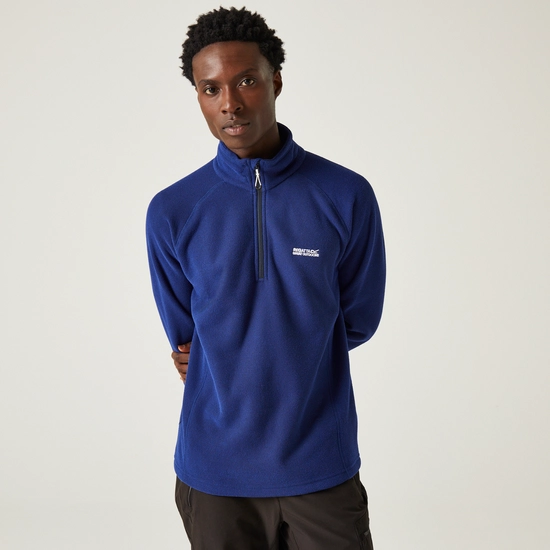 Men's Kenger Half Zip Midweight Fleece | Black