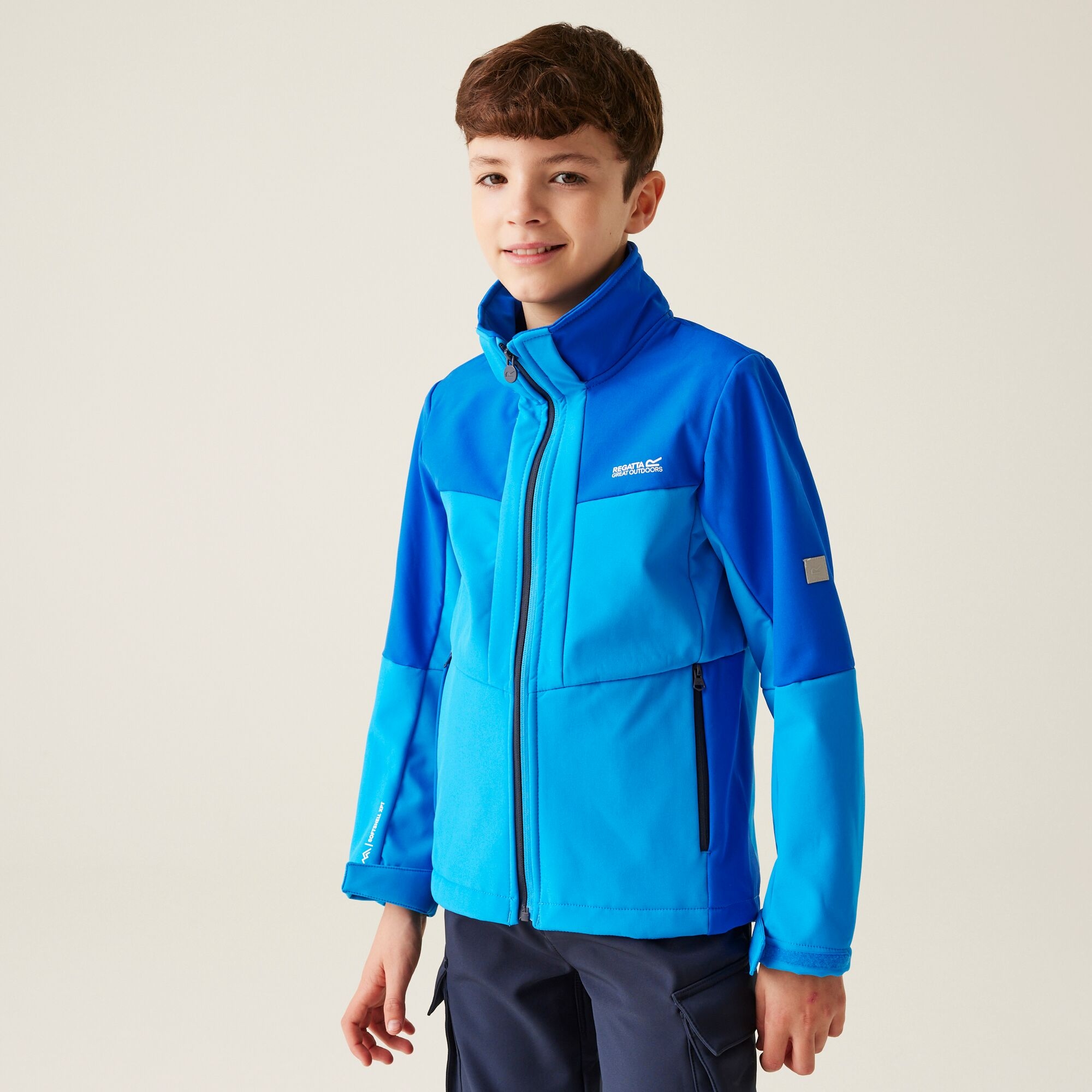 Kids' Haydenbury II Softshell Jacket | Hydro Blue Olympian Blue