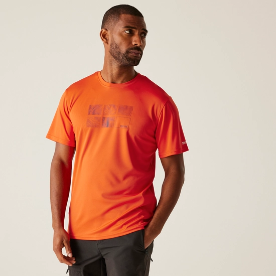 Men's Fingal IX T-Shirt | Tangerine Tango