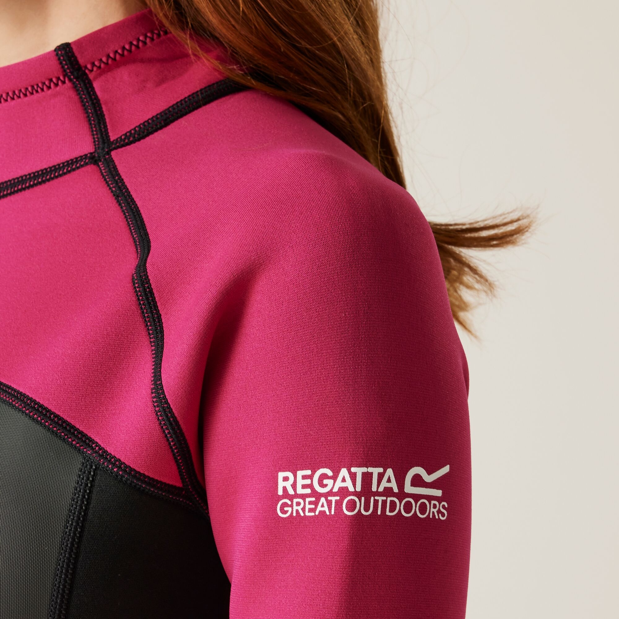 Women's Full 2mm Wetsuit | Black Pink Fusion