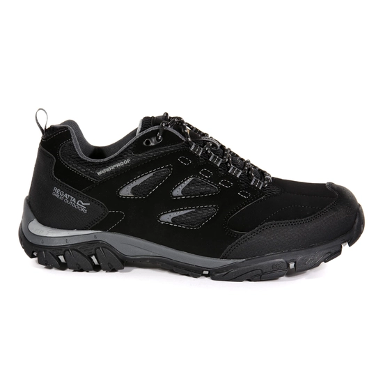 Men's Holcombe Waterproof Low Walking Shoes | Peat Gold Fawn