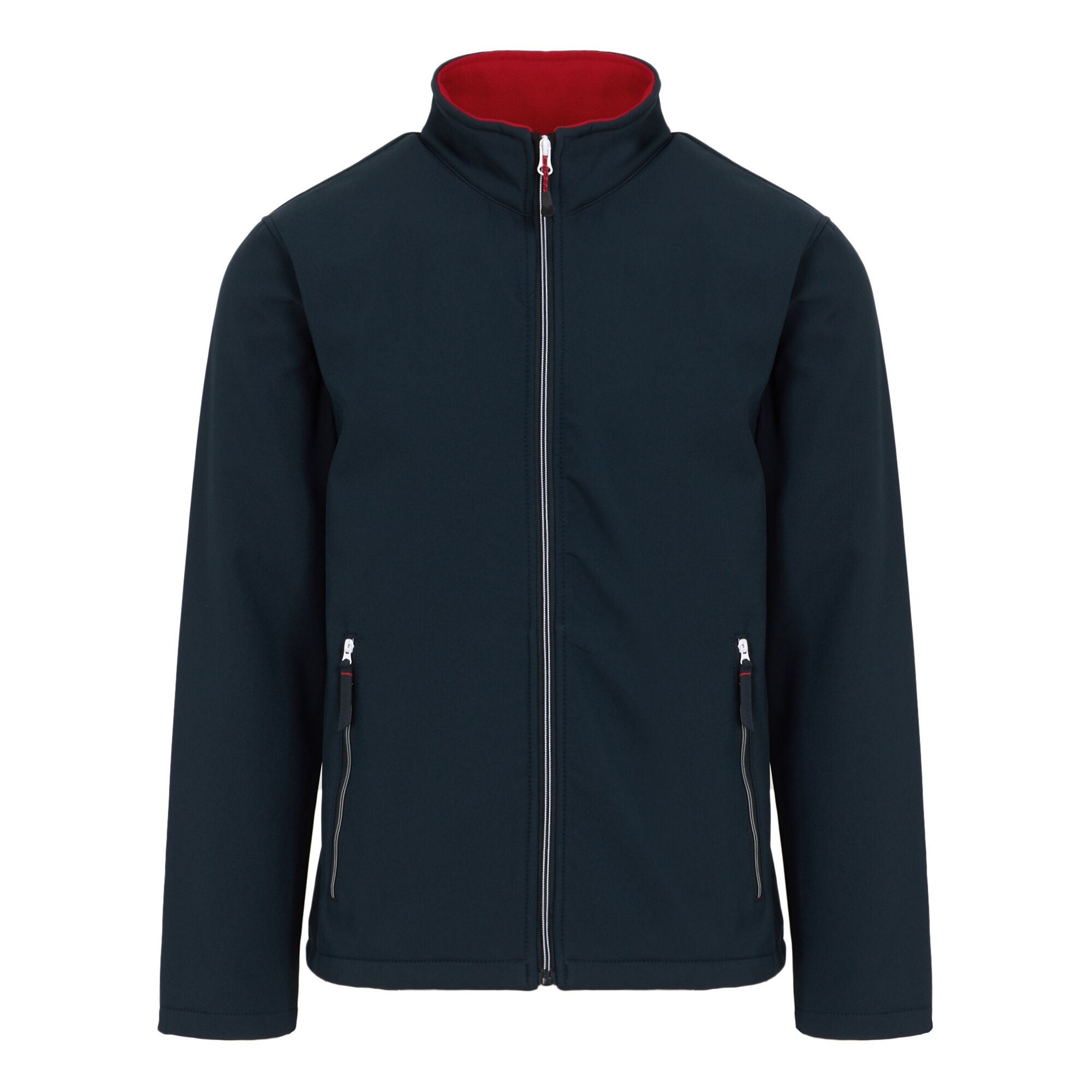 Men's Ascender 2 Layer Softshell Jacket | Navy Classic Red