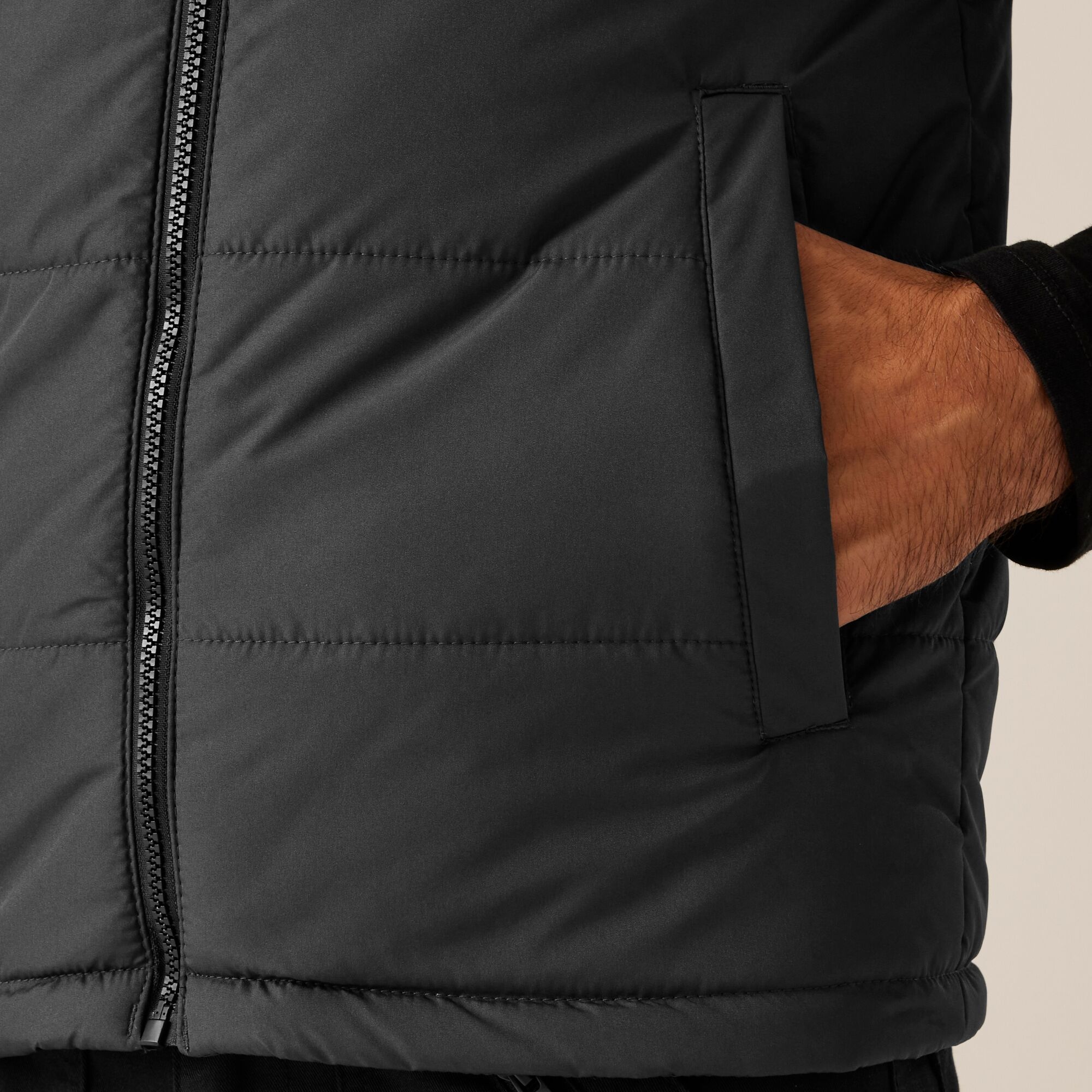 Men's Access Insulated Bodywarmer | Seal Grey Black