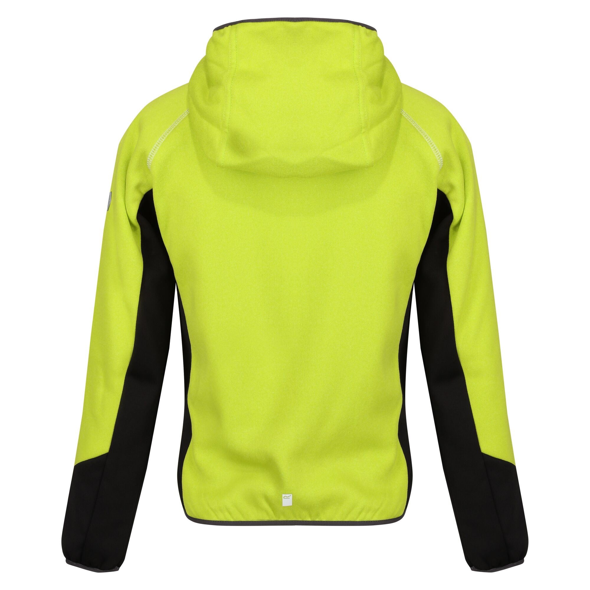 Kids' Prenton Lightweight Fleece | Bright Kiwi Dark Grey Black