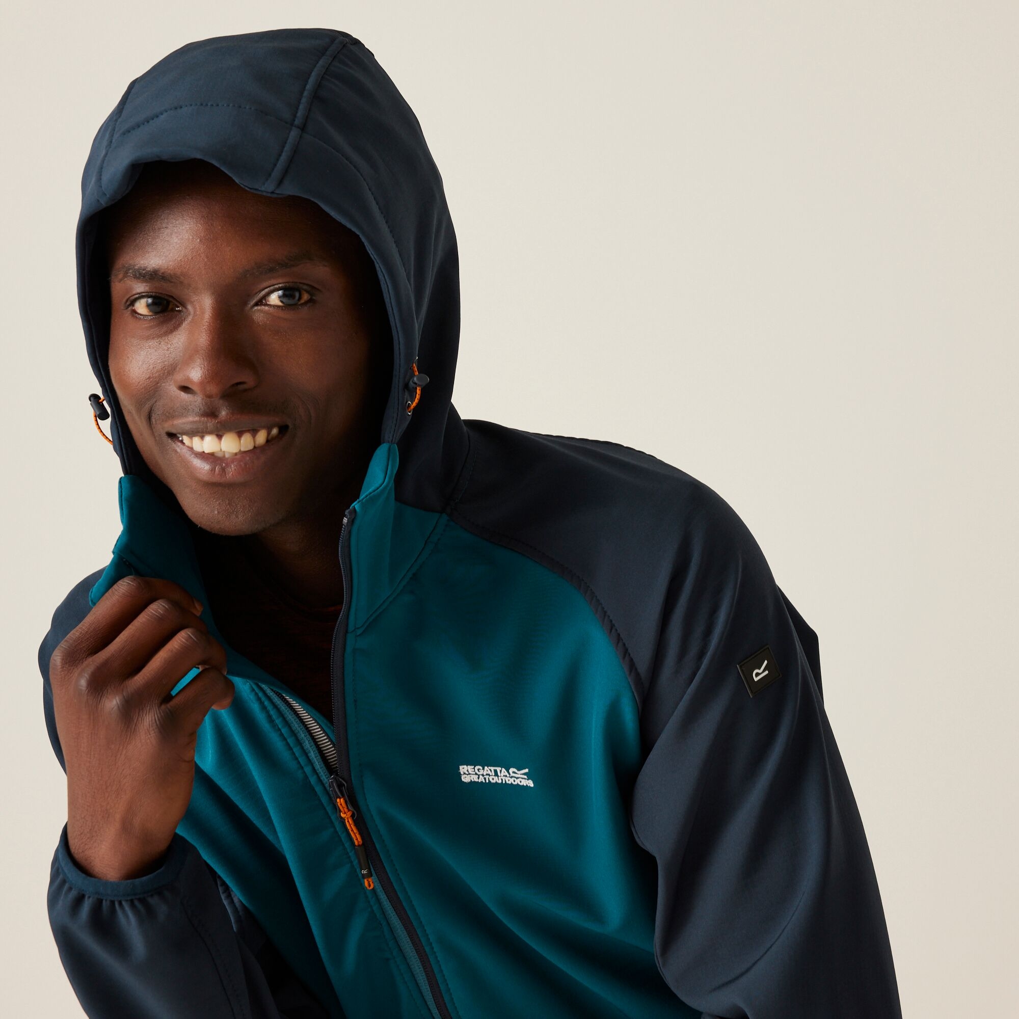 Men's Arec III Softshell Jacket | Moroccan Blue Navy Fox