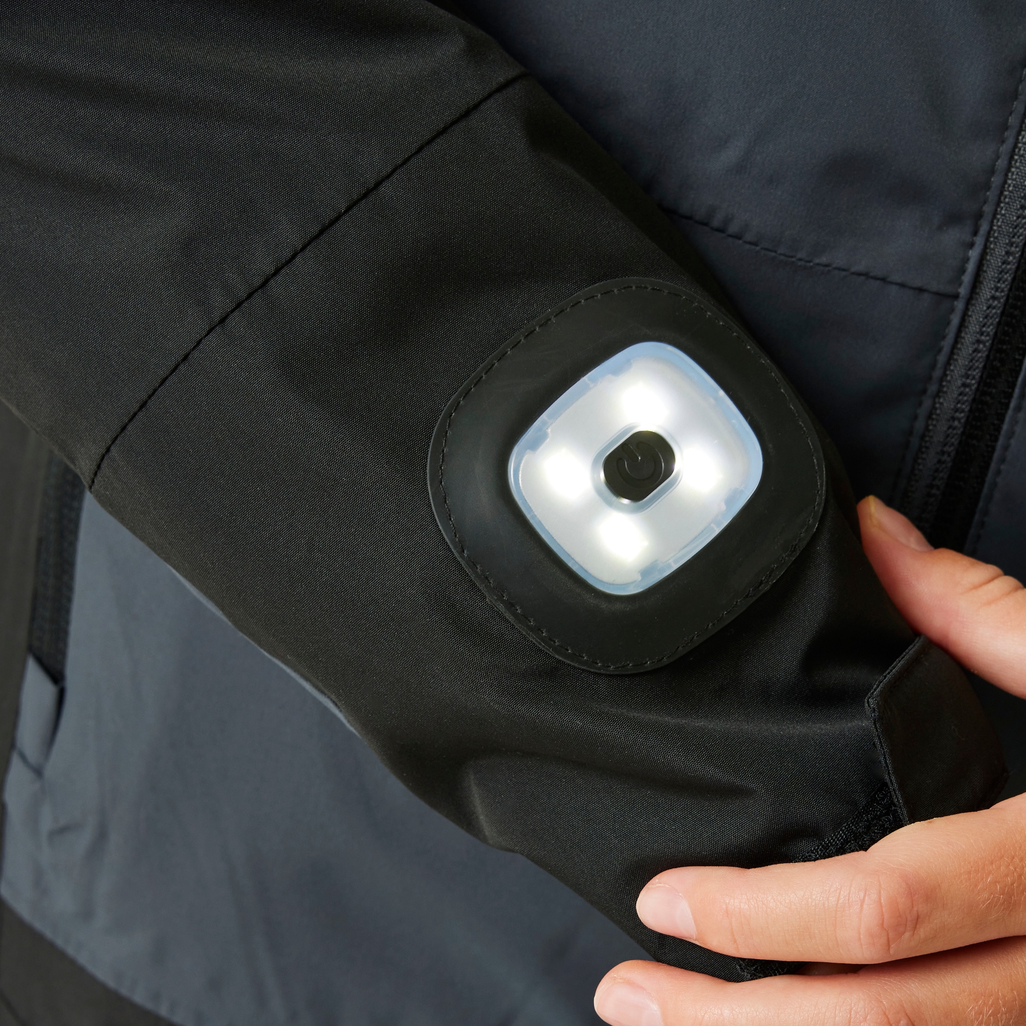 Kids' Beamz IV Waterproof Jacket | Seal Grey Black