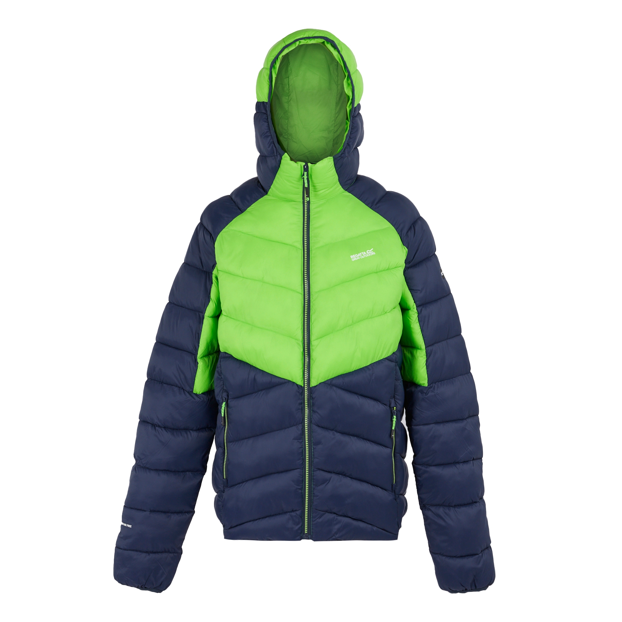 Men's Dalent Insulated Hooded Jacket | Green Flash Navy