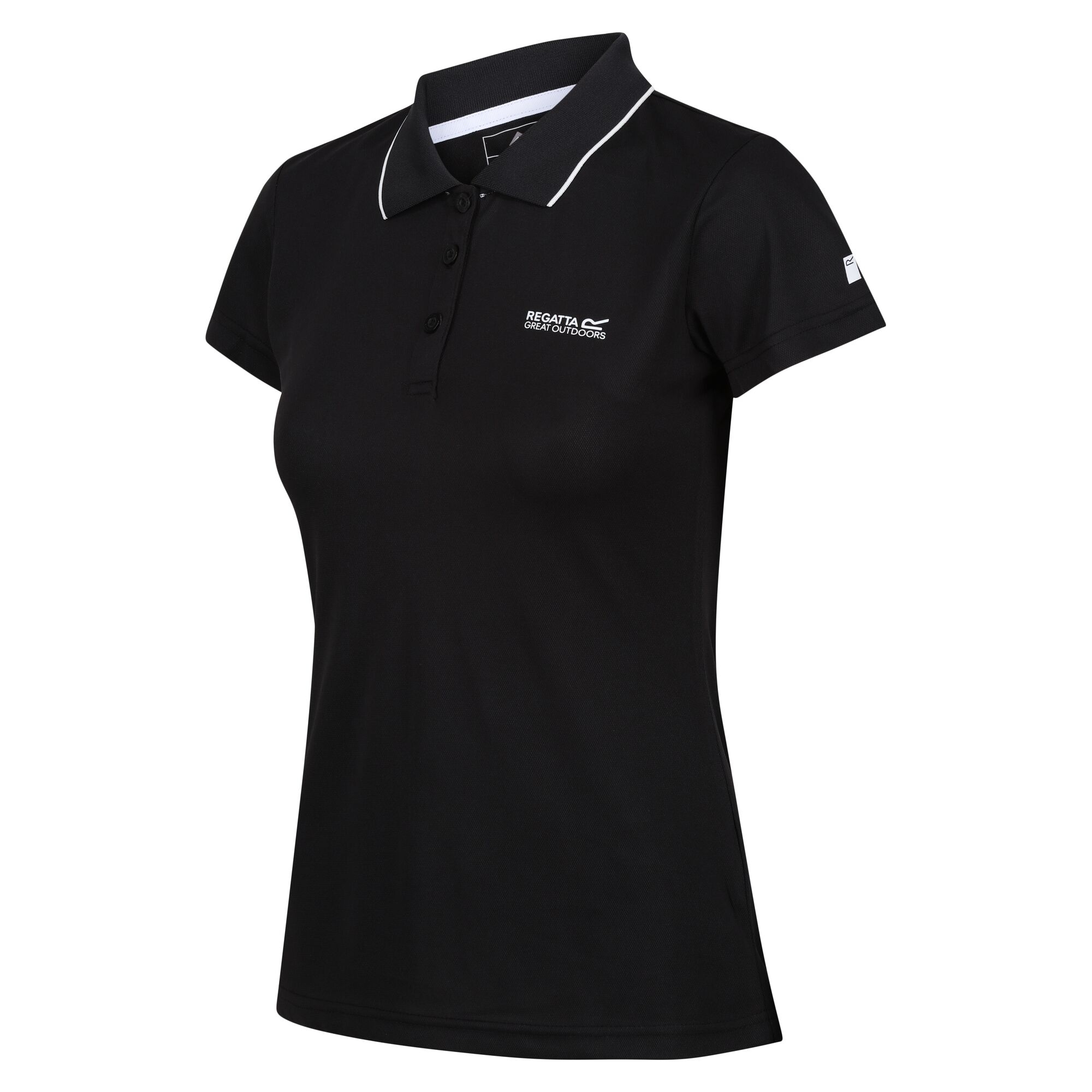 Women's Maverick V Active Polo Shirt | Black