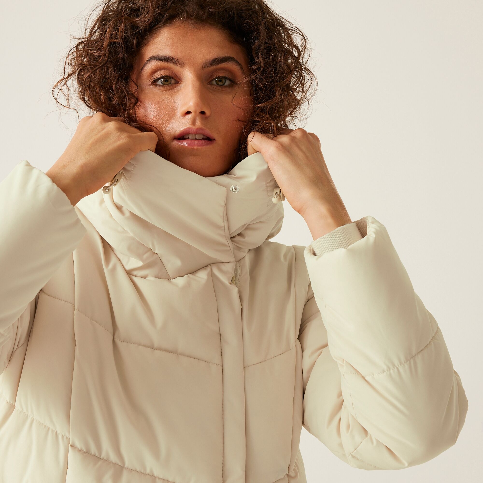 Women's Nurie Quilted Jacket | Light Vanilla