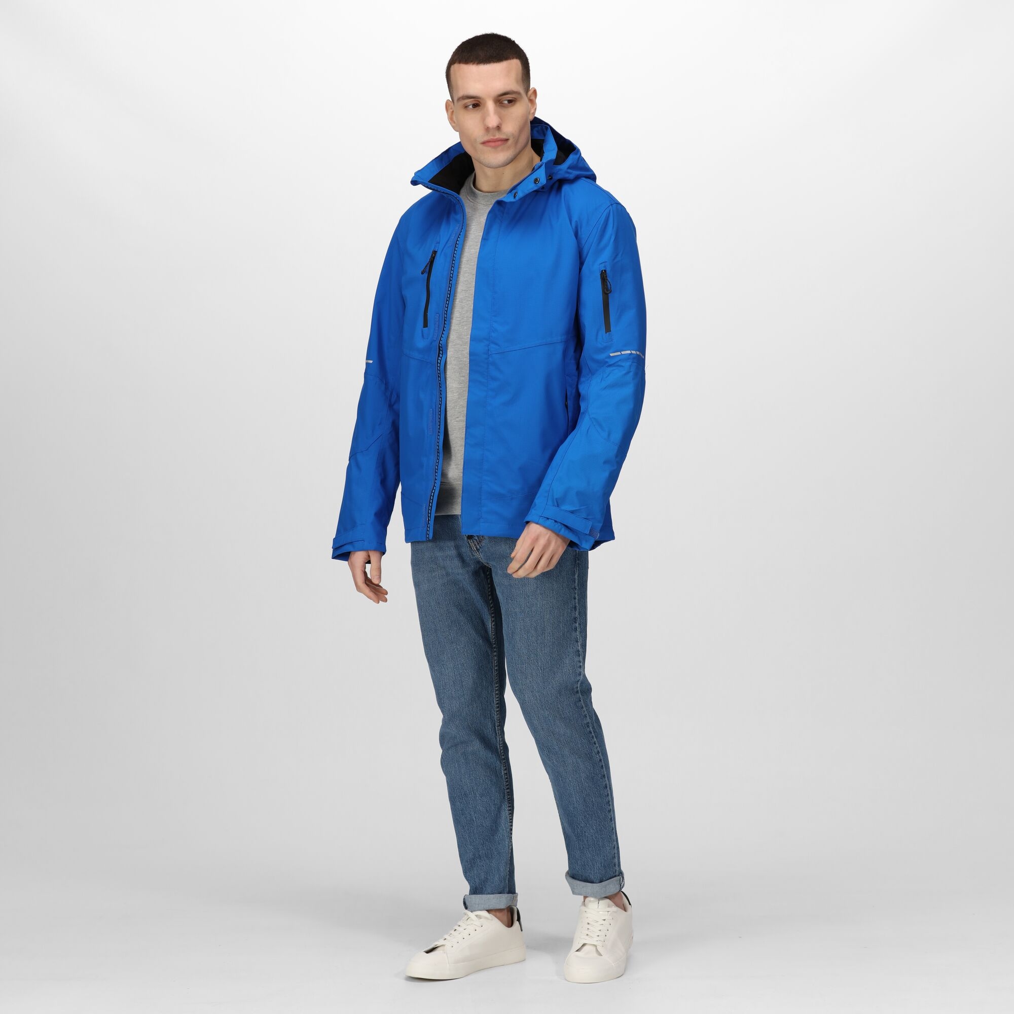 Men's X-Pro Exosphere II Shell Jacket | Oxford Blue Black