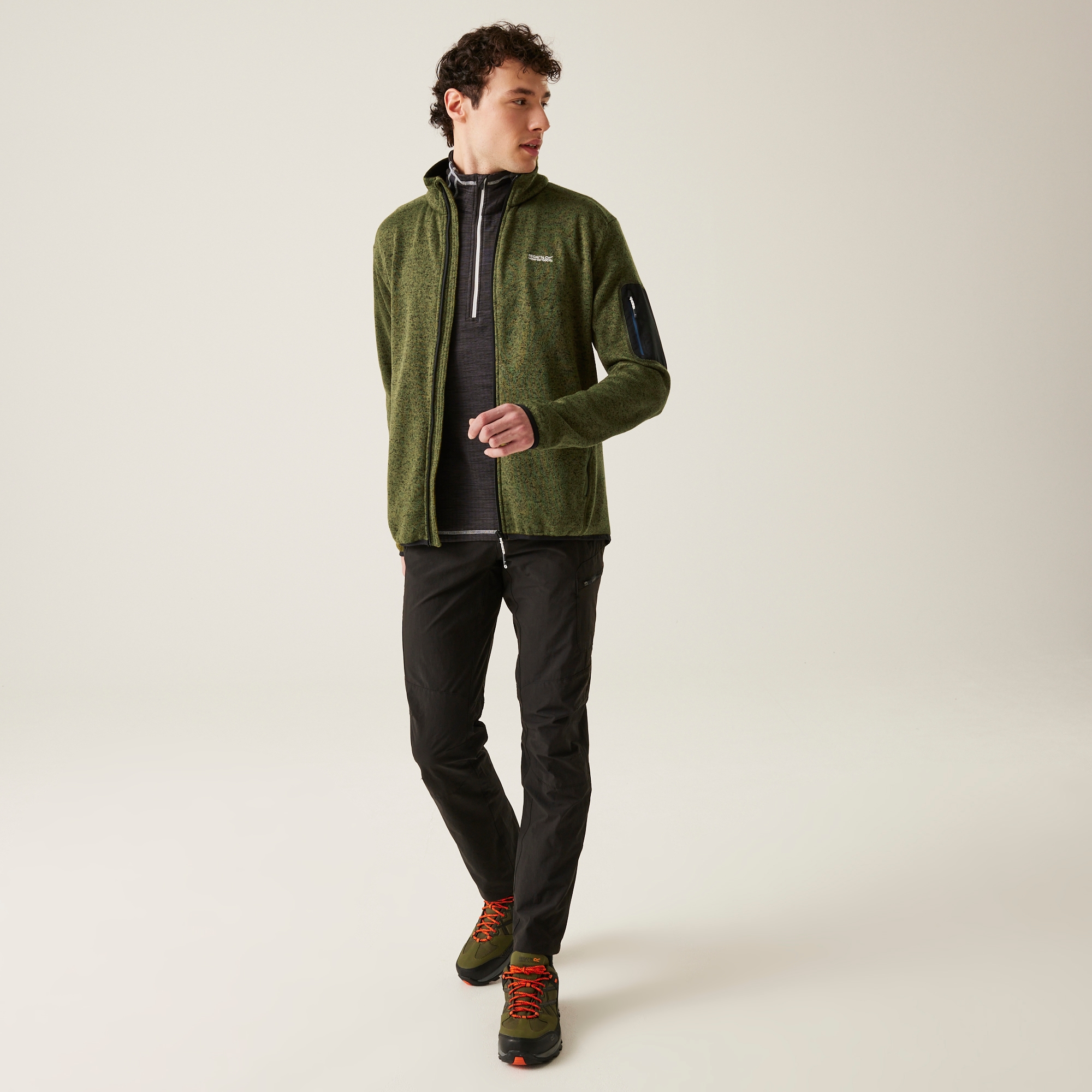 Men's Newhill Full Zip Fleece | Nephrite Green