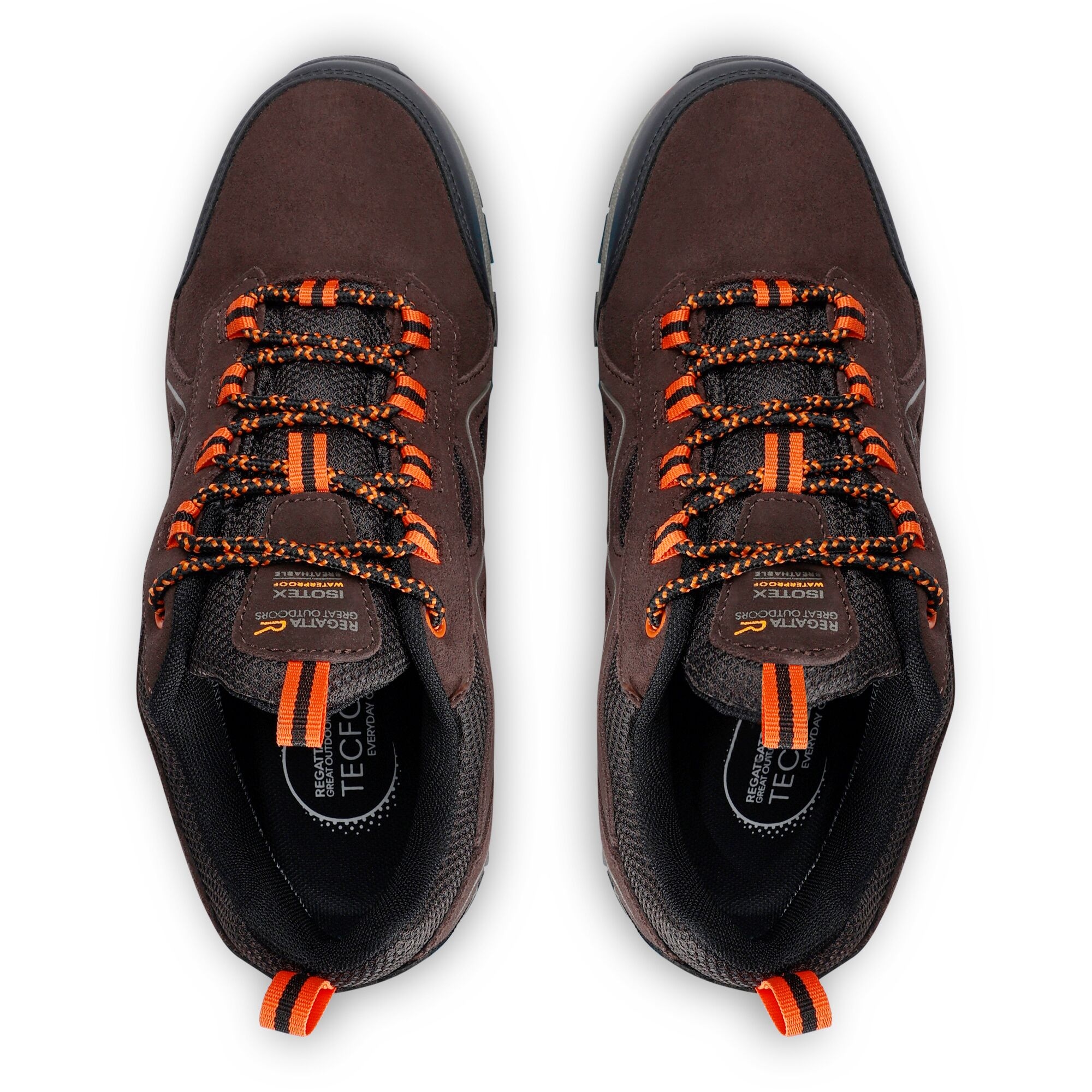 Men's Vendeavour Suede Low Walking Shoes | Peat Blaze Orange