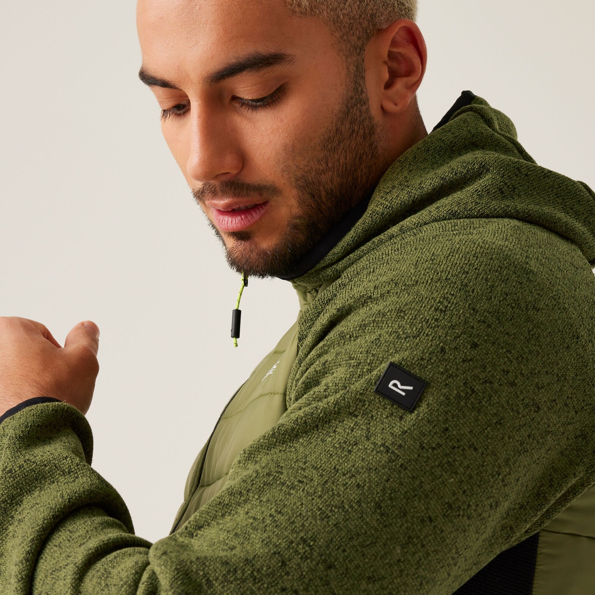 Men's Newhill Hybrid Jacket | Nephrite Green Black