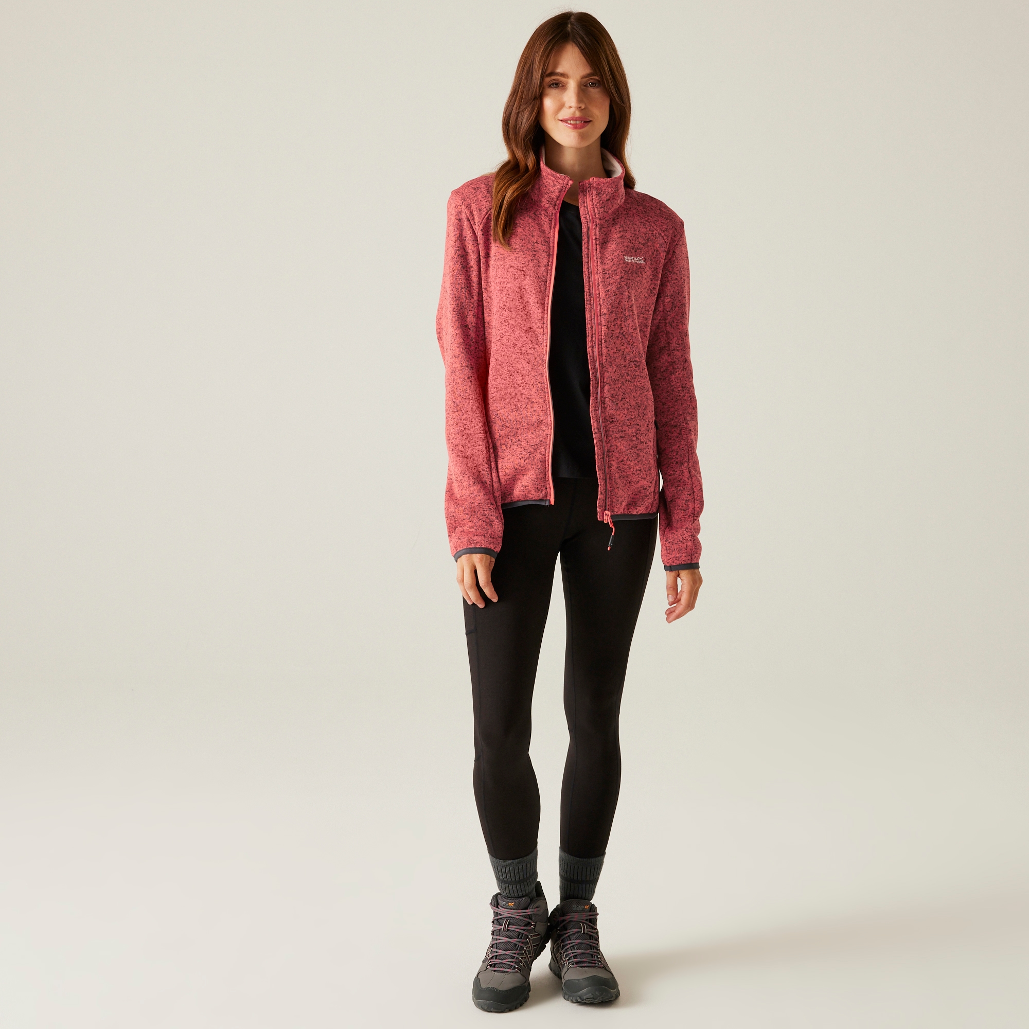 Women's Newhill II Full Zip Fleece | Peach Bloom Light Vanilla