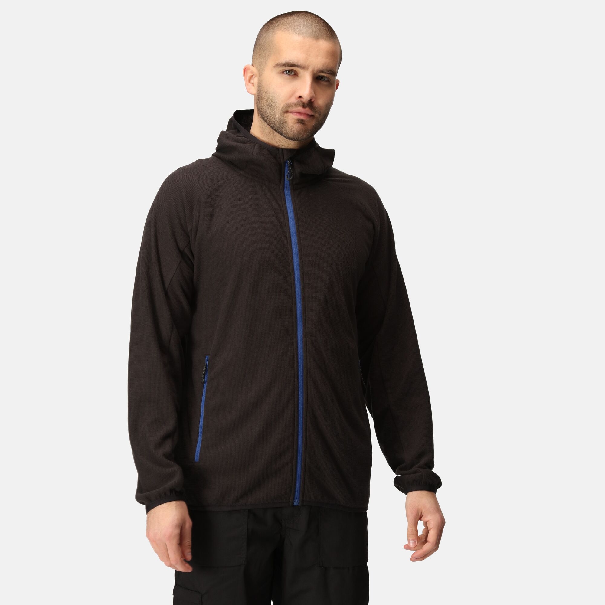 Men's Navigate Full-Zip Fleece | Black New Royal