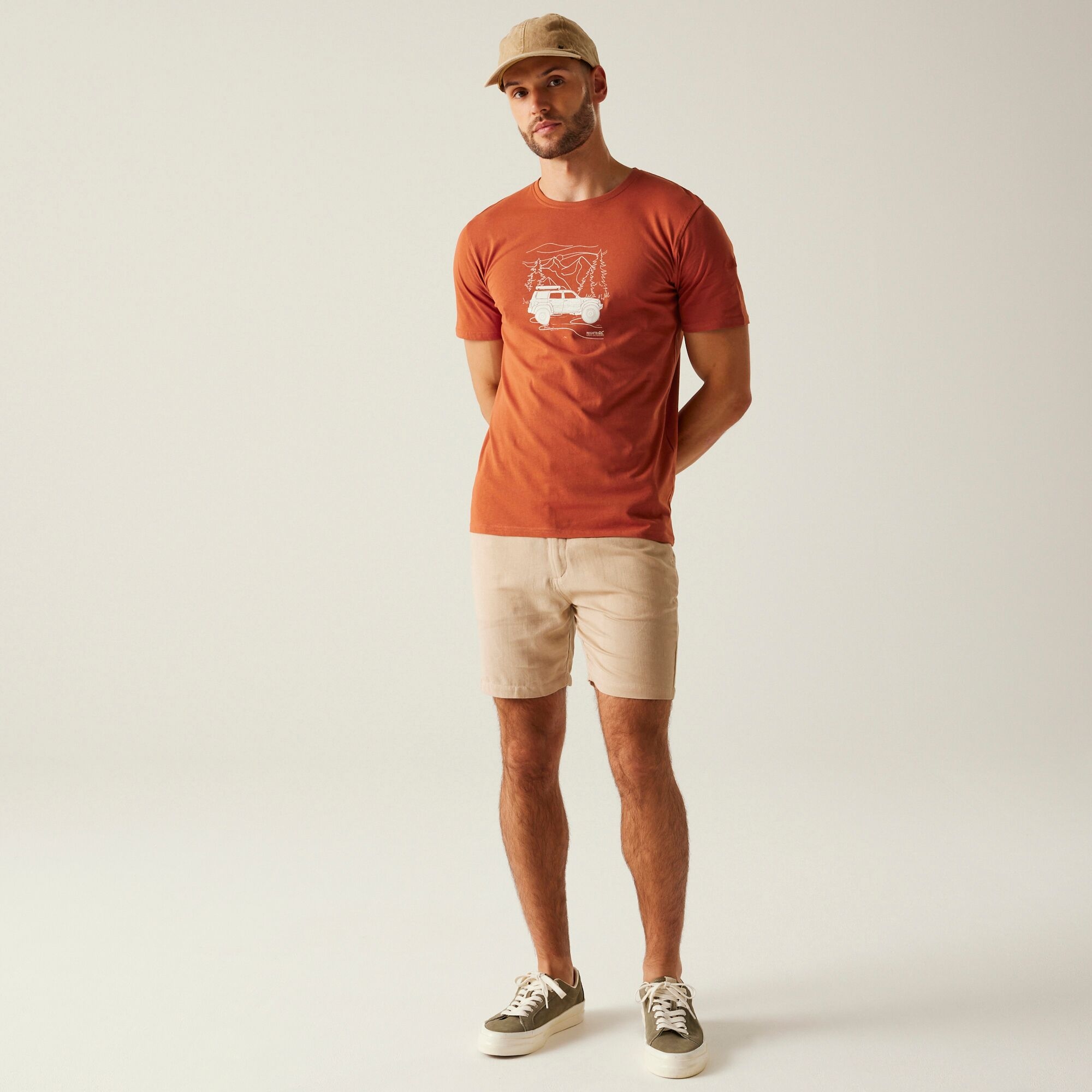 Men's Cline IX T-Shirt | Baked Clay Jeep