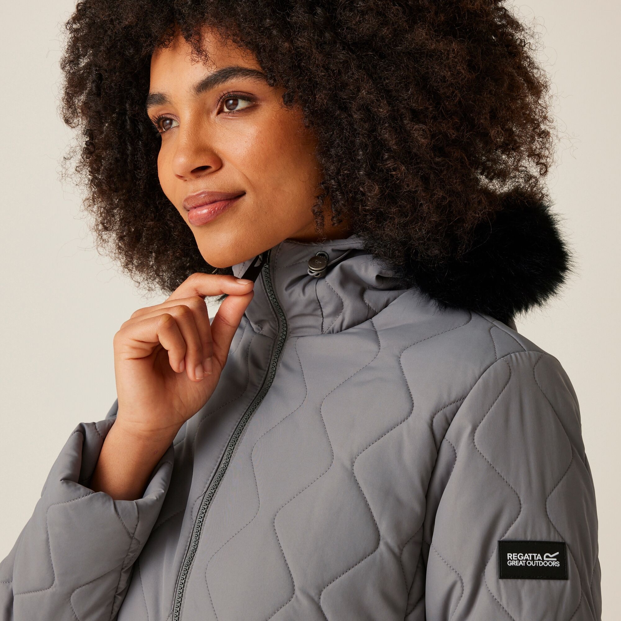 Women's Fritha III Insulated Parka Jacket | Grey Sky