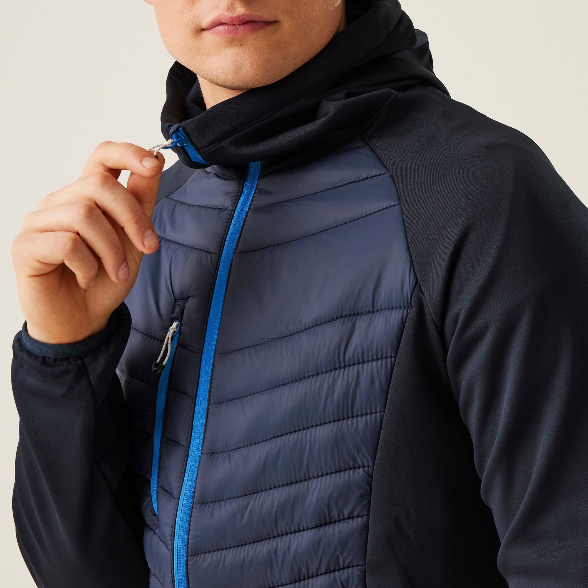 Men's Navigate Hybrid Jacket | Navy French Blue