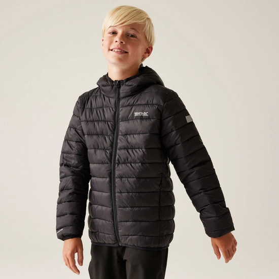 Kids' Hooded Marizion Padded Jacket | Red Sky Mineral Red