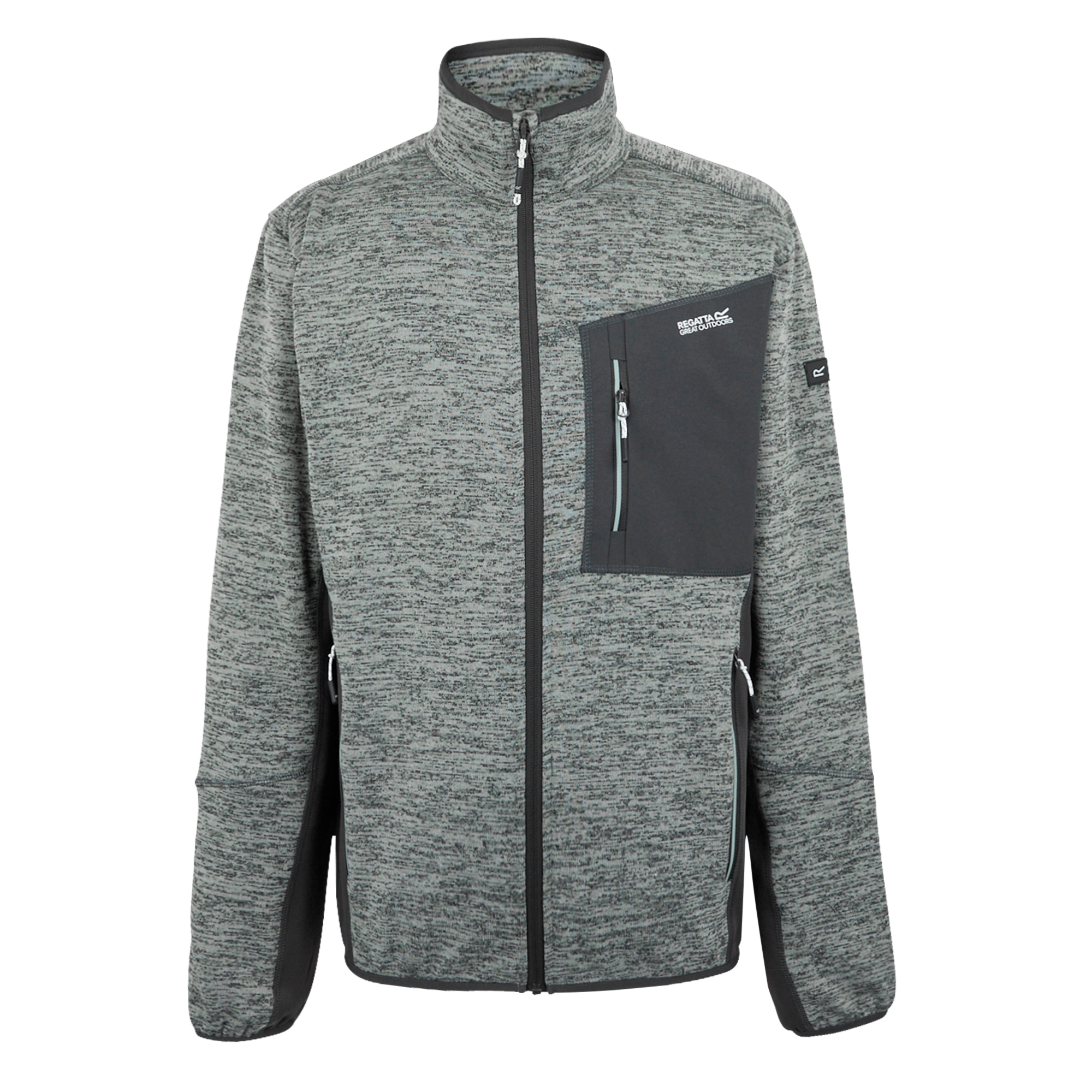 Men's Baslinn Full Zip Fleece | Glacier Marl Ash