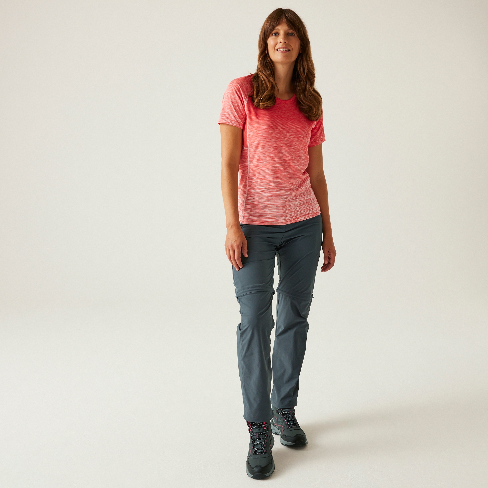 Women's Travel Light II Zip Off Packaway Trousers | Seal Grey