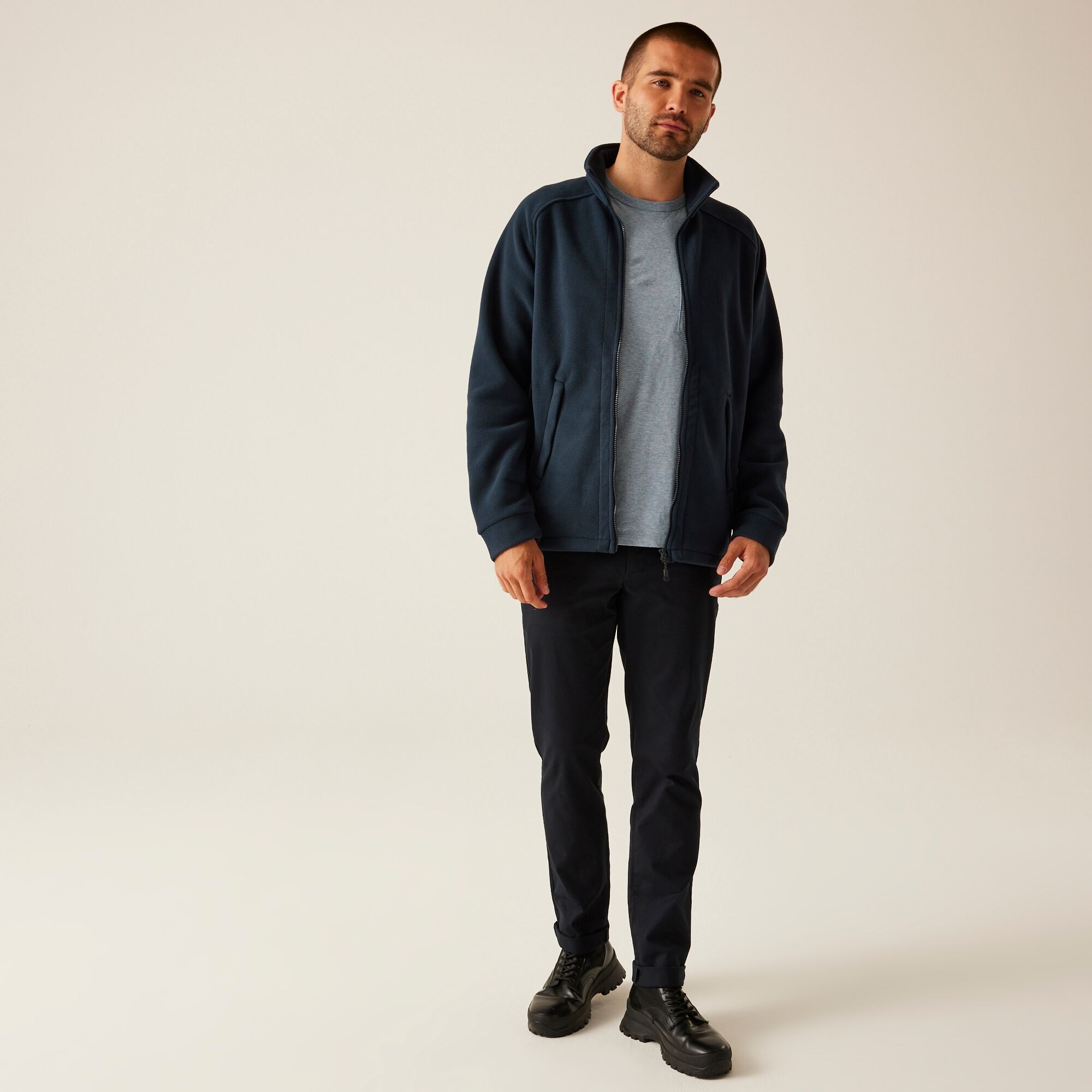 Men's Sigma Heavyweight Full Zip Fleece | Dark Navy