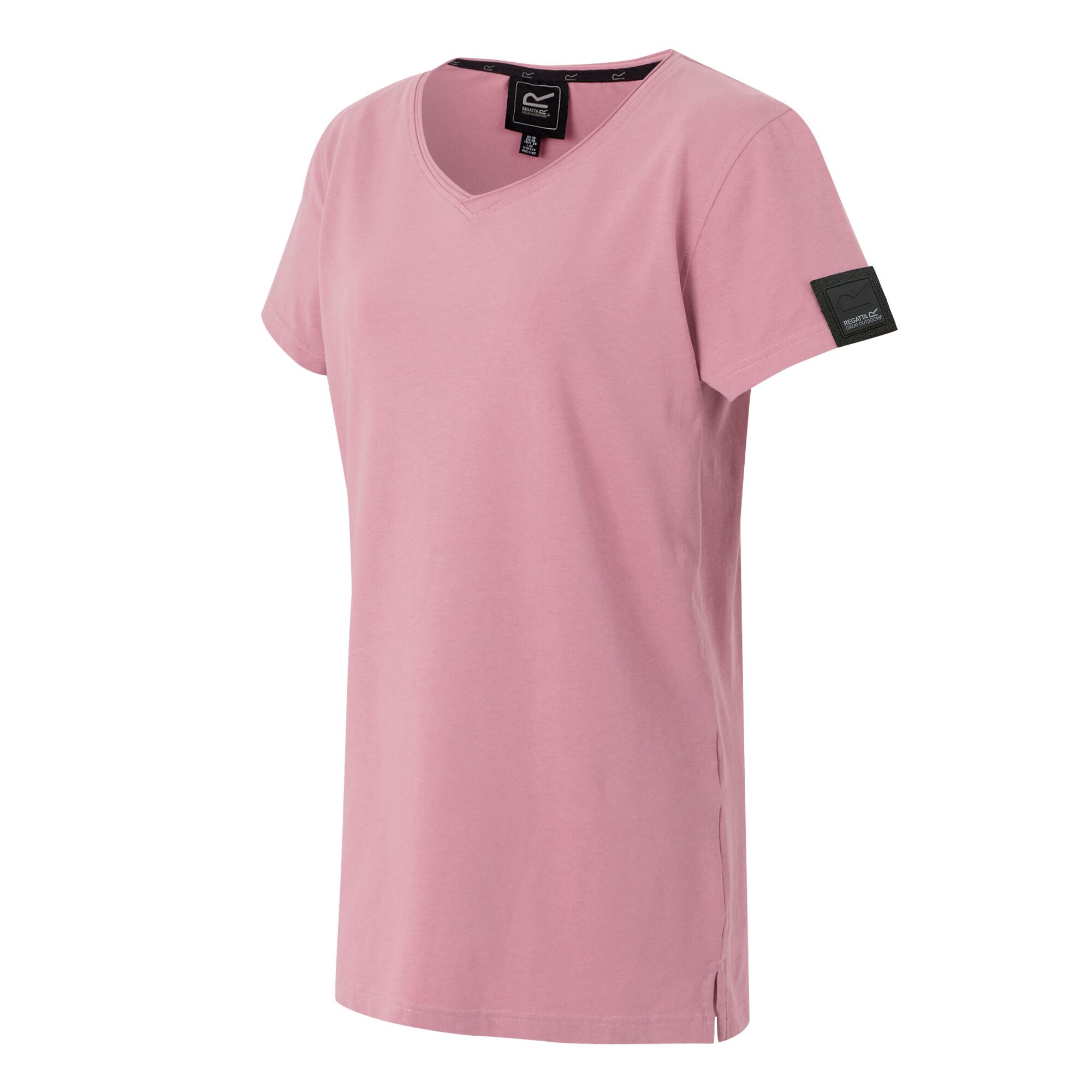 Women's Elkie V-Neck T-Shirt | Lilas