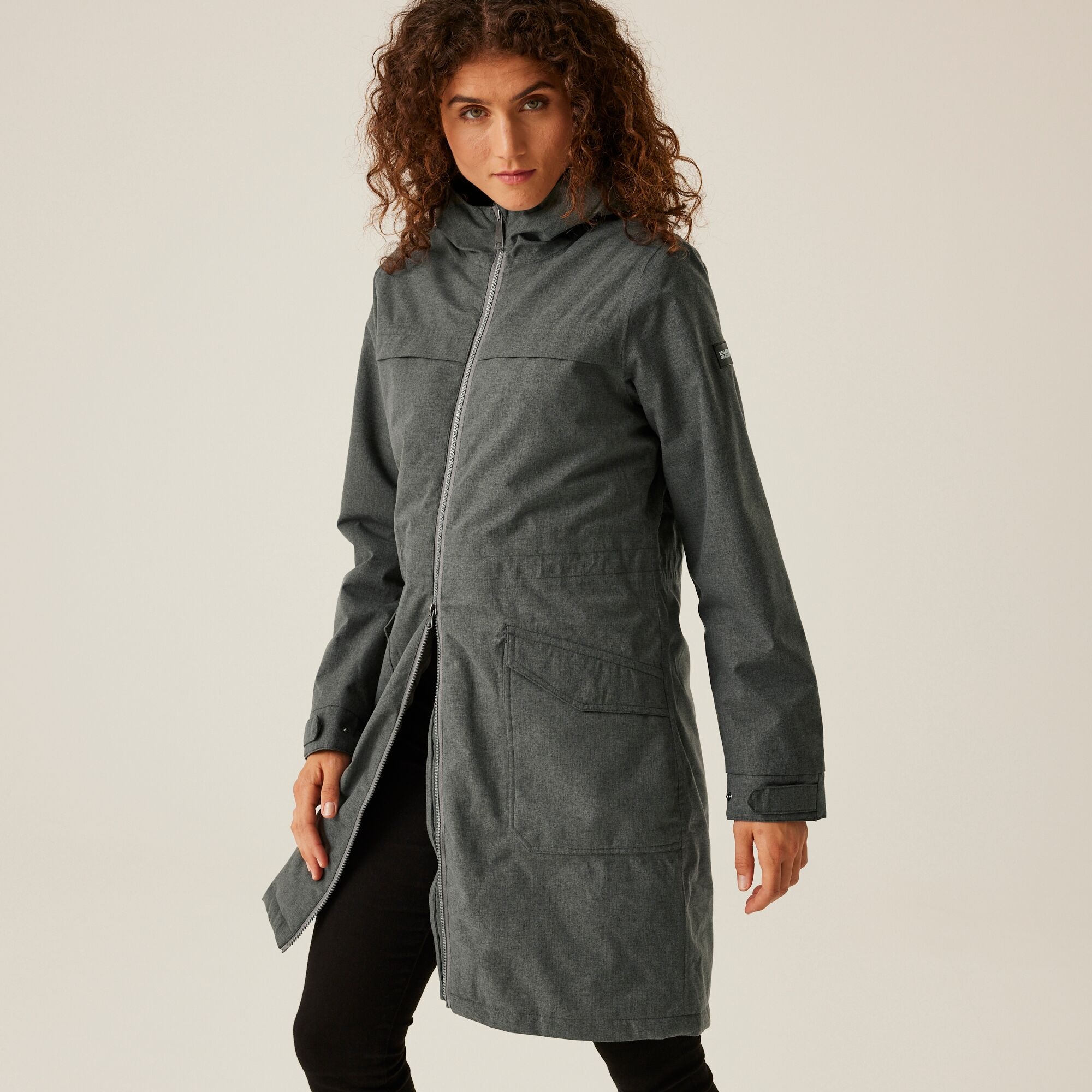 Women's Romine II Waterproof Parka Jacket | Grey Sky Marl Black