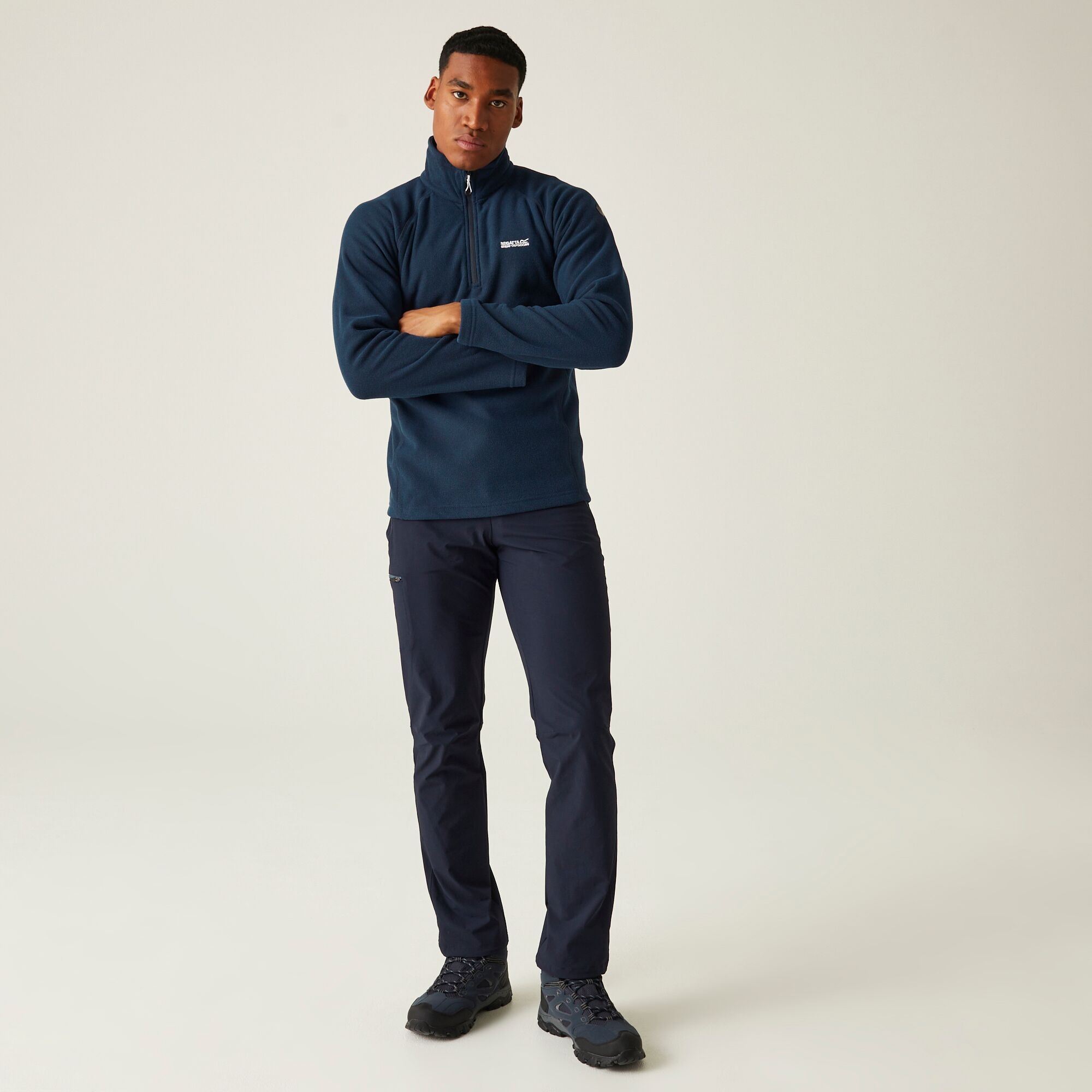 Men's Kenger Half Zip Midweight Fleece | Admiral Blue