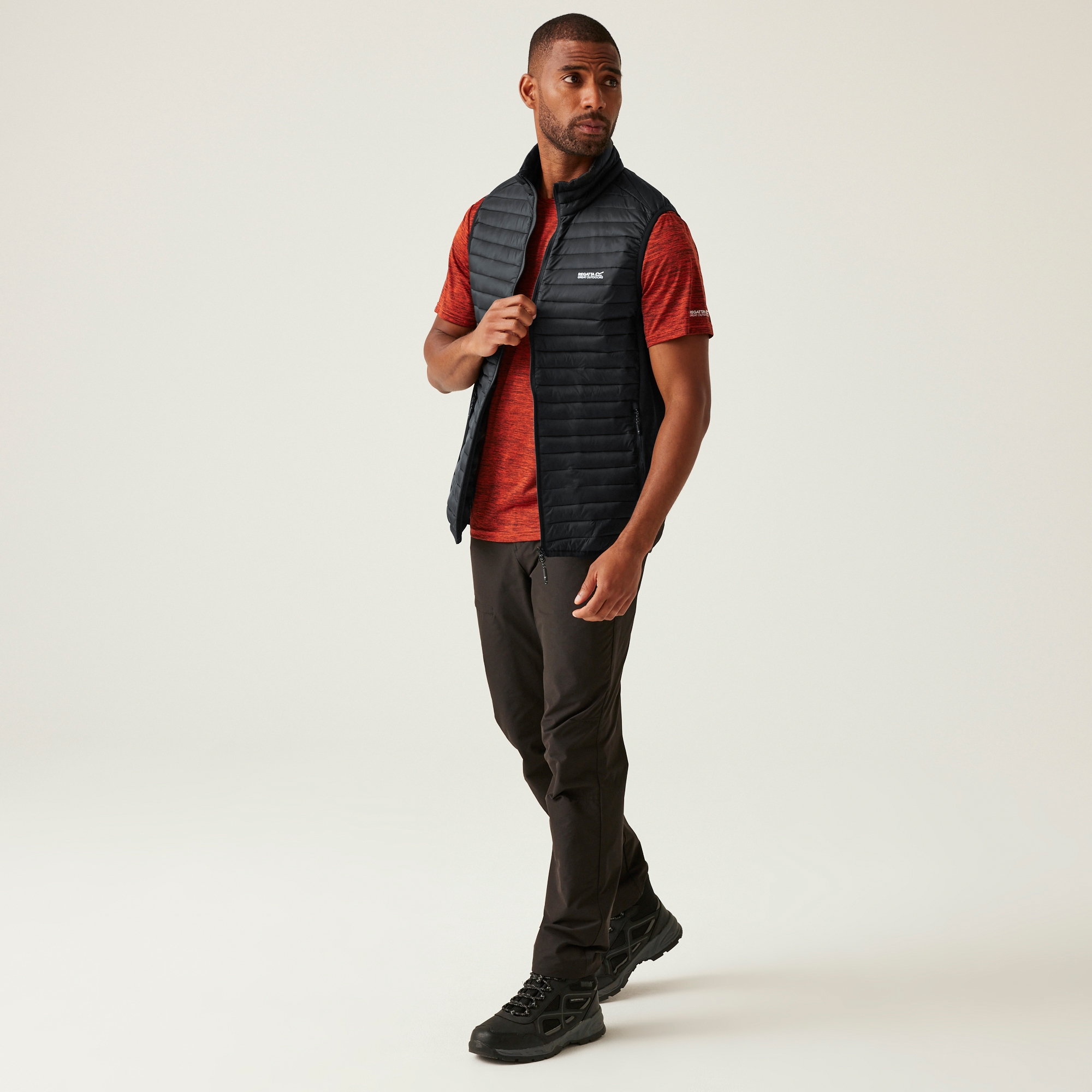 Men's Andreson Hybrid Gilet | Black