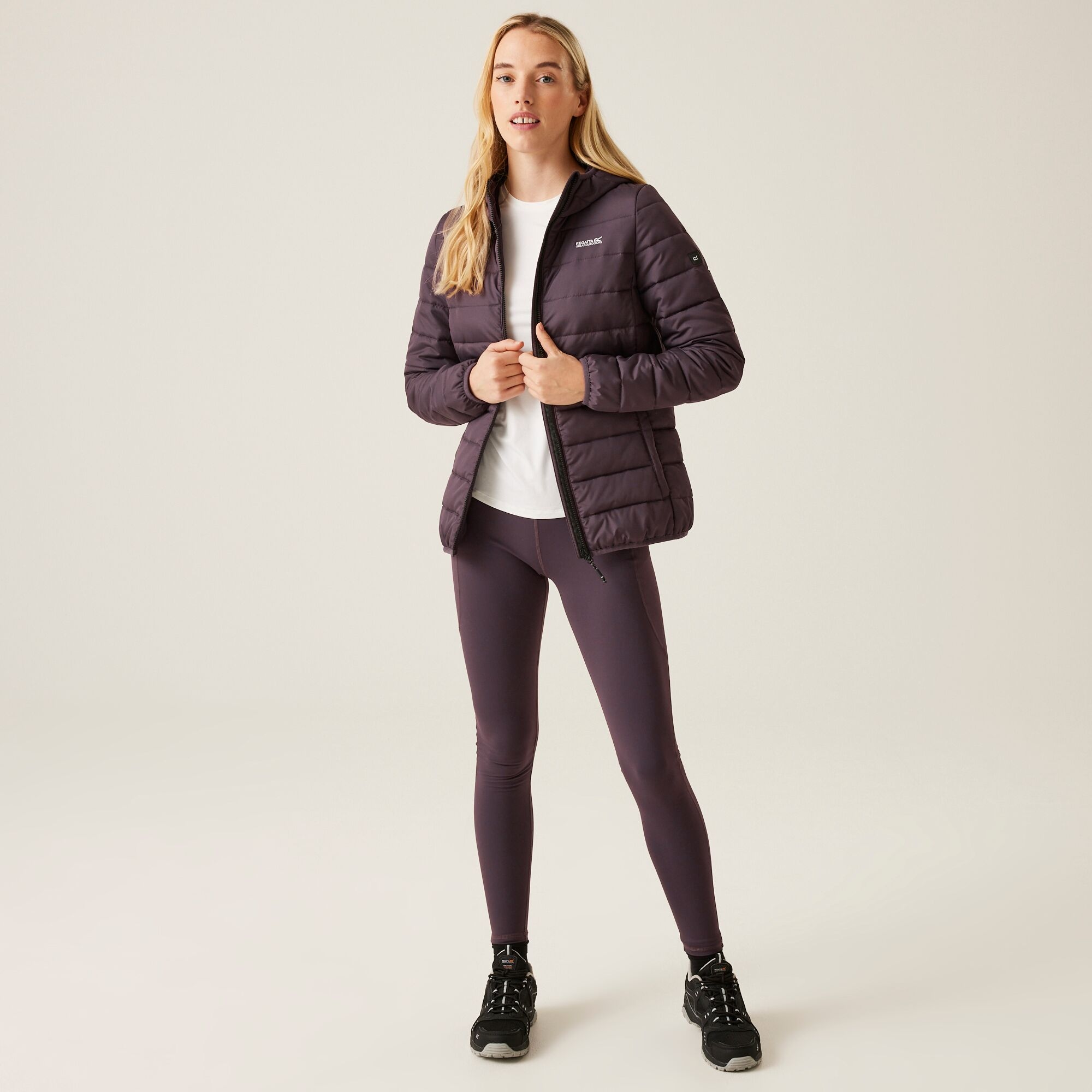 Women's Helfa Insulated Quilted Jacket | Deep Plum
