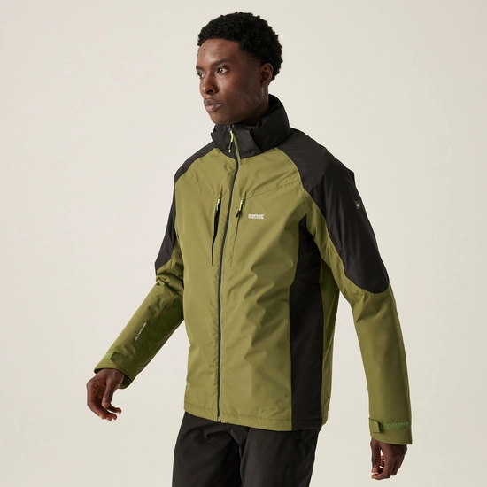 Men's Winter Calderdale II Waterproof Jacket | Nephrite Green Black