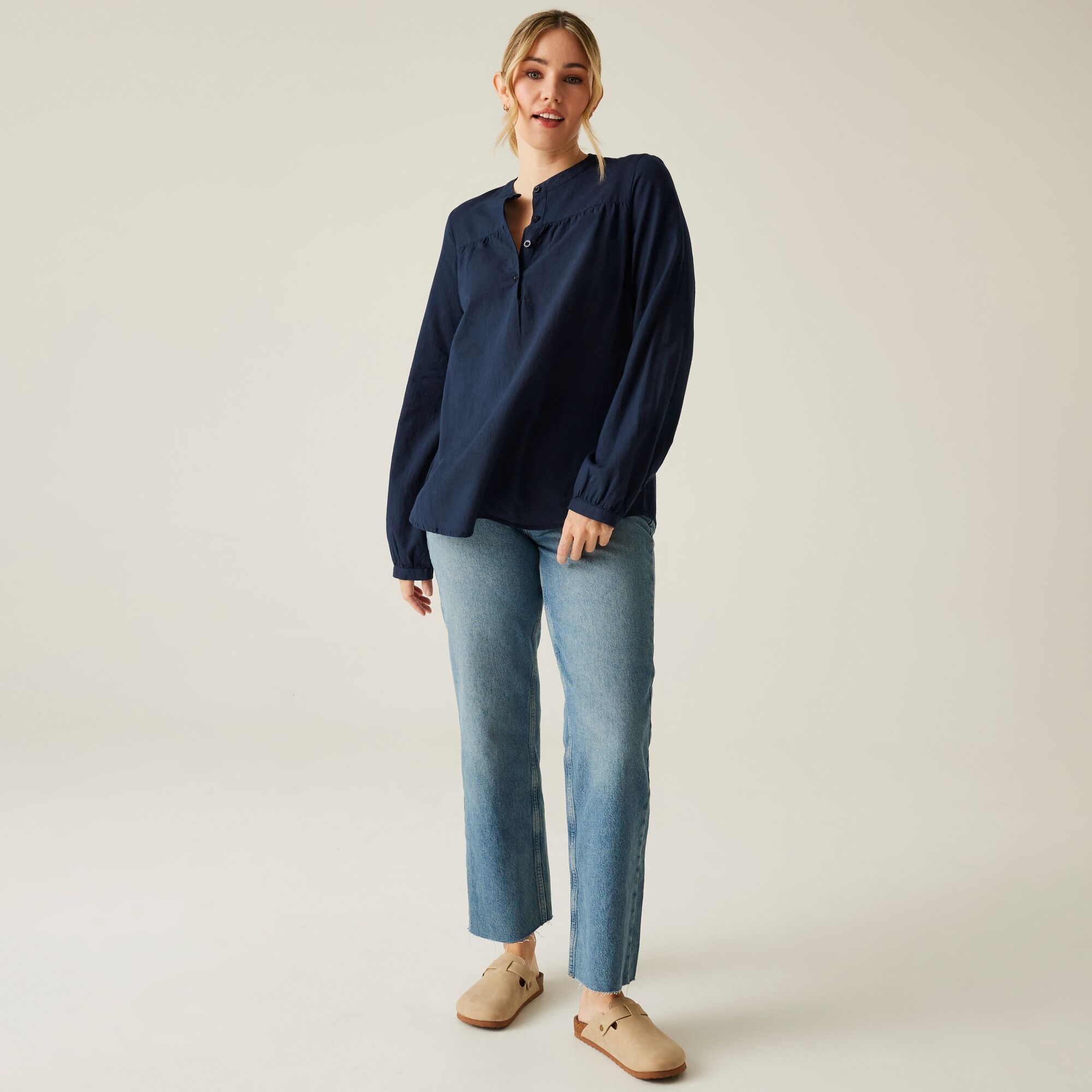 Women's Natine Lightweight Shirt | Navy