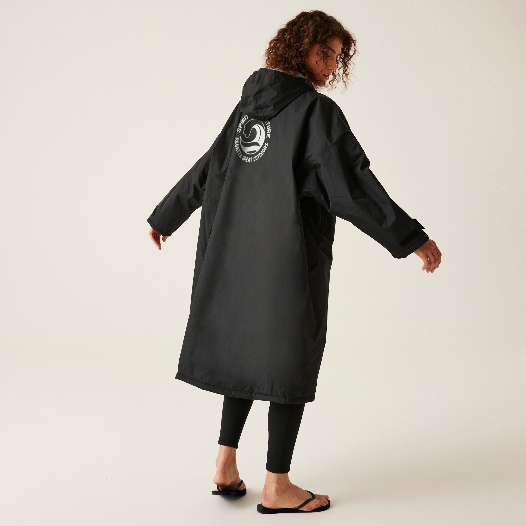Adult's Waterproof Changing Robe | Black