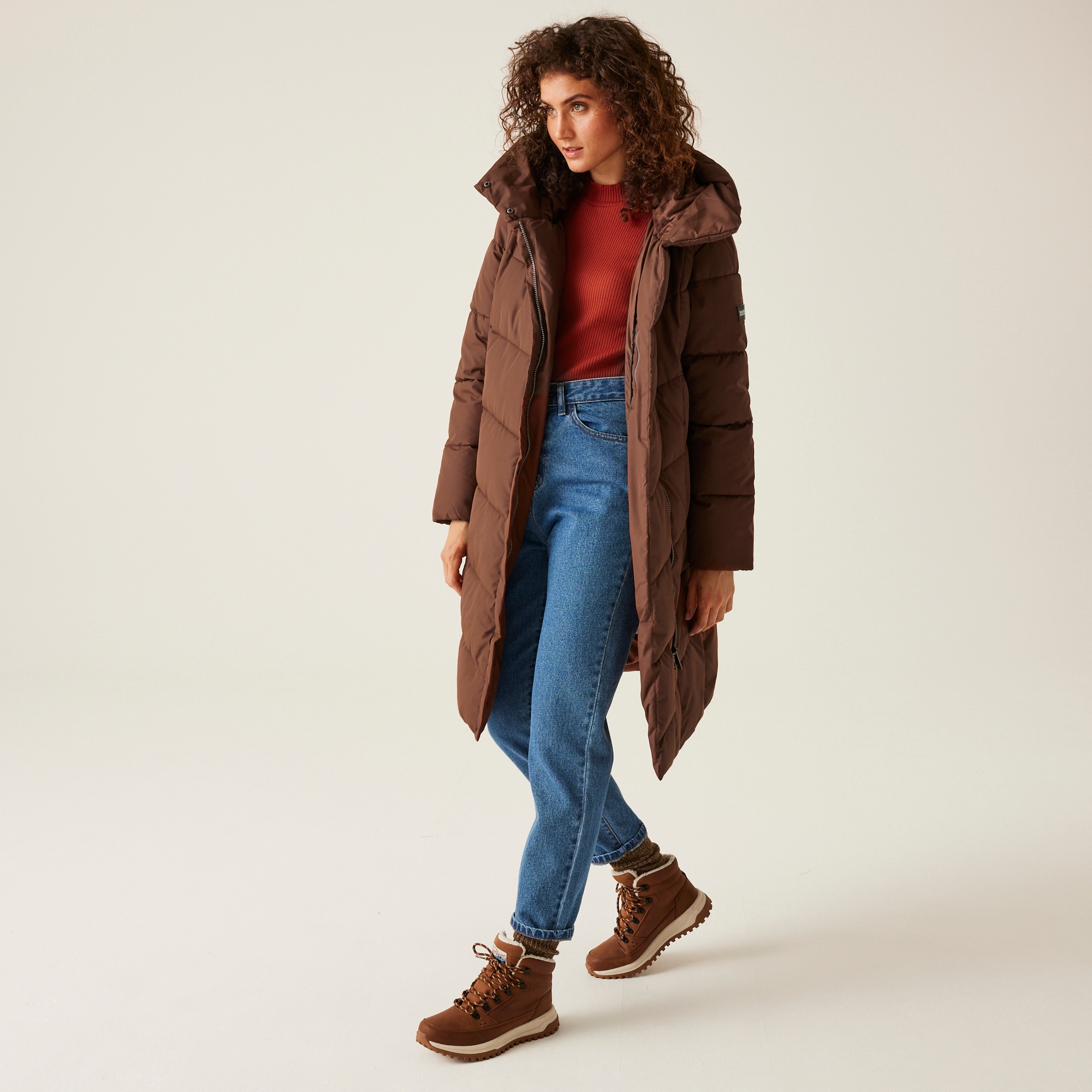 Women's Nurie Quilted Jacket | Dark Brown